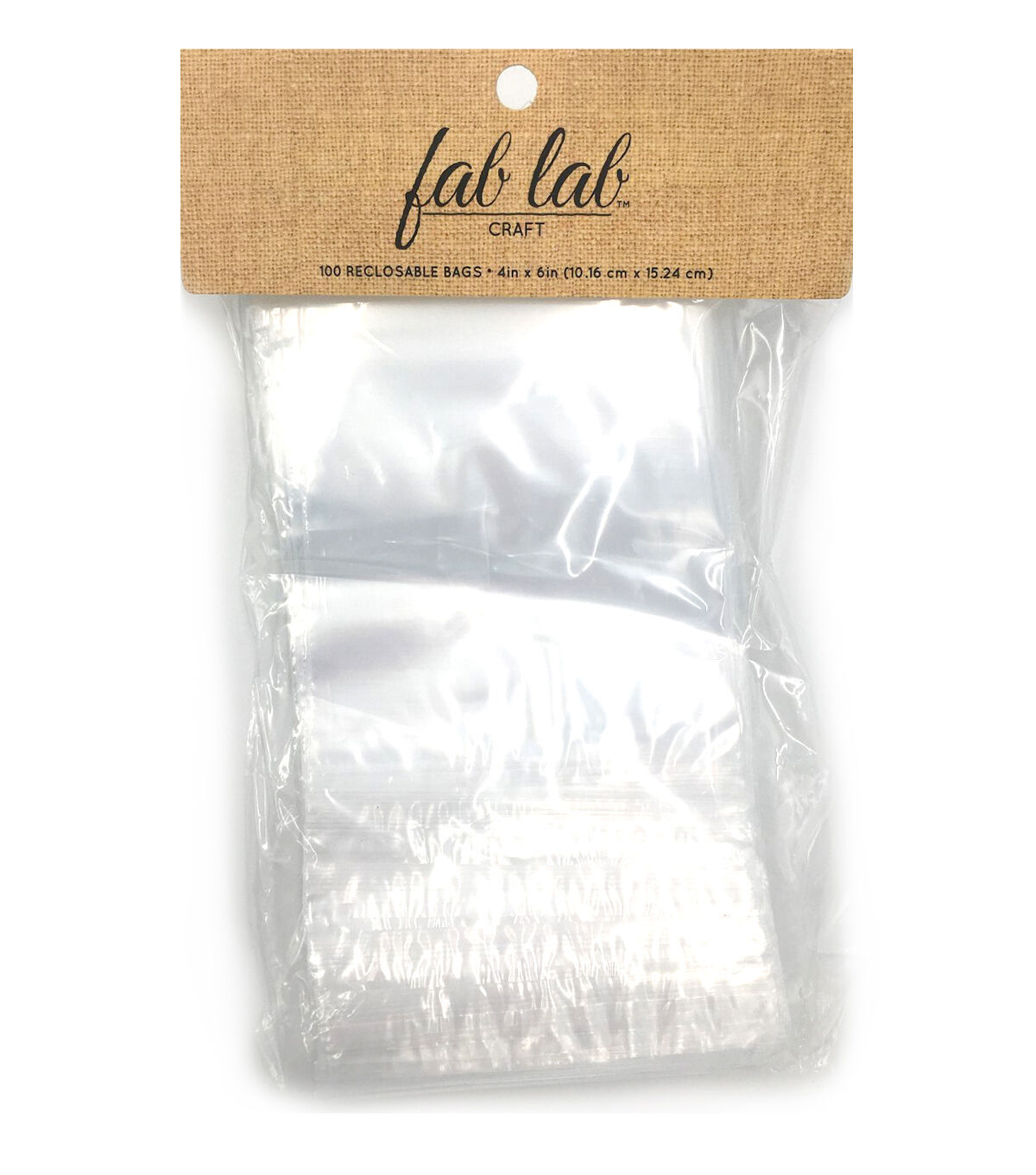 Fab Lab 4 x 6 Reclosable Storage Bags 100pc