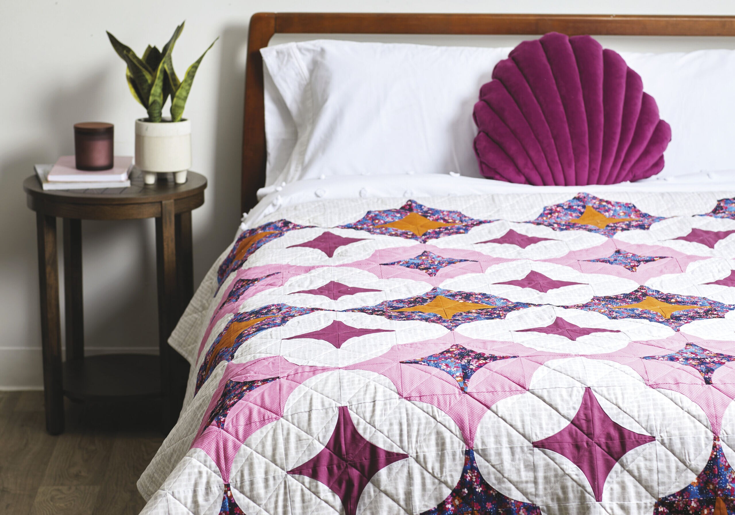 White Dots Quilt Cotton Fabric by Keepsake Calico