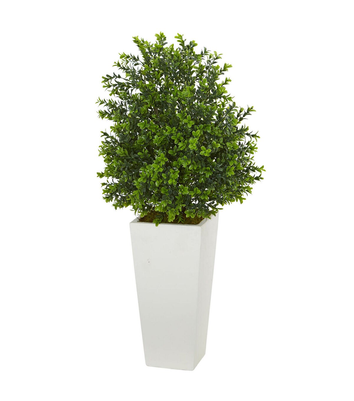 Nearly Natural 33 Indoor Outdoor Sweet Grass Plant in Tower Planter