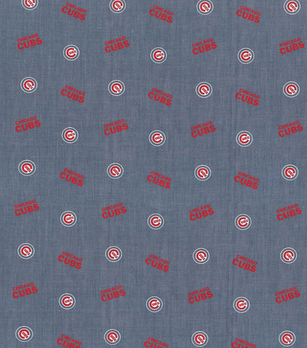 Fabric Traditions Chicago Cubs Chambray Fabric