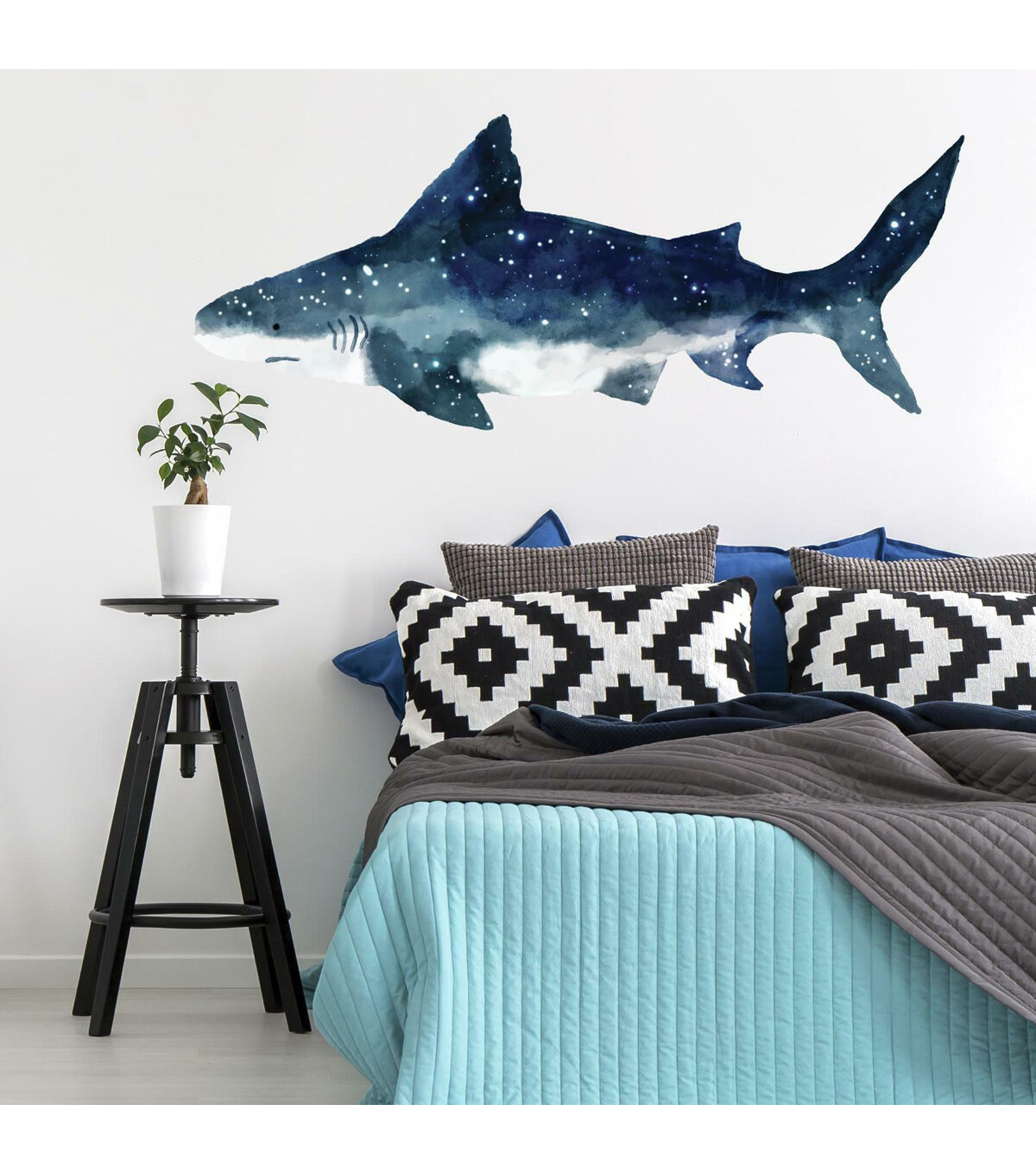 RoomMates Shark Peel And Stick Giant Wall Decals