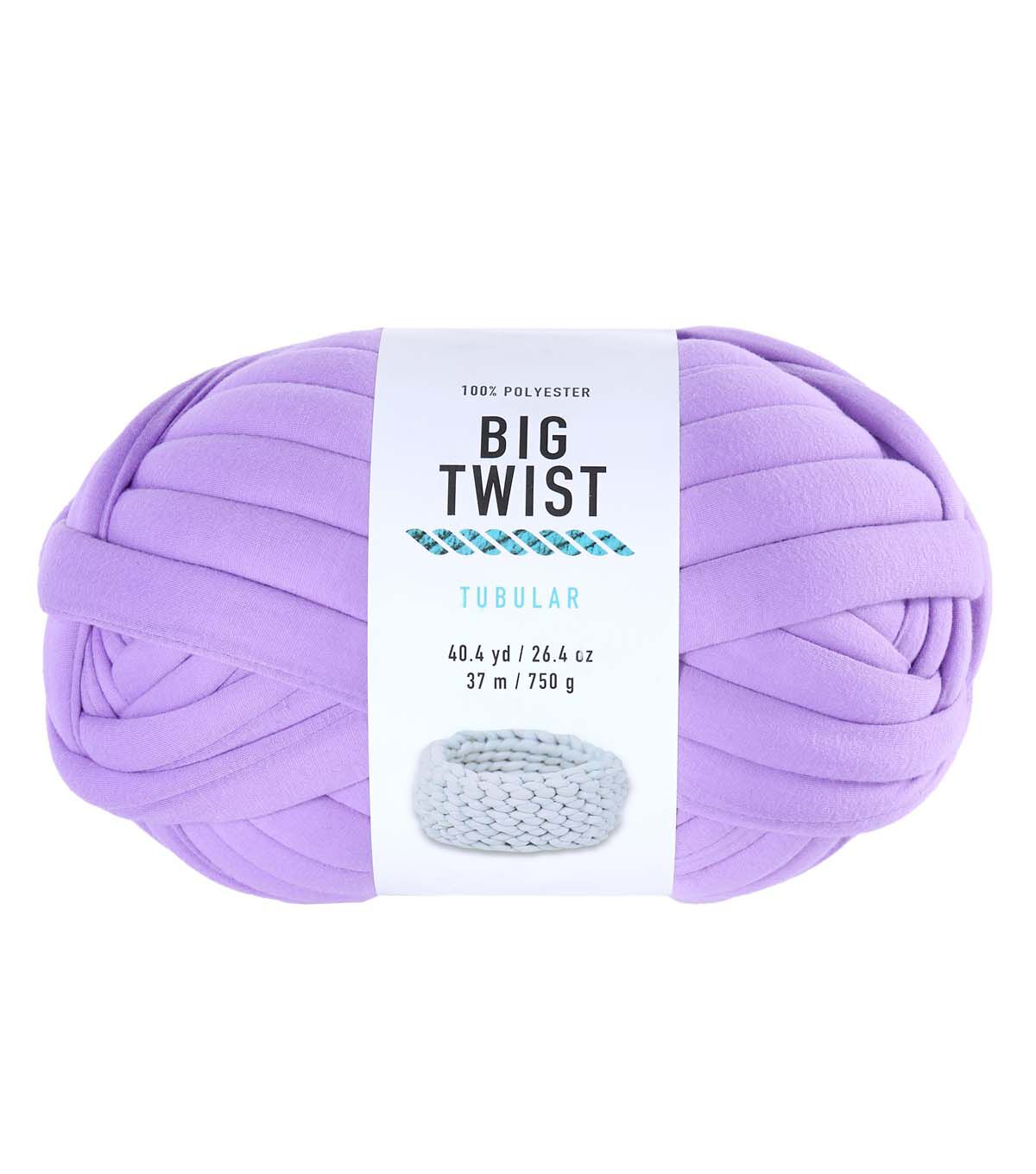 Tubular 40.5yds Jumbo Polyester Yarn by Big Twist