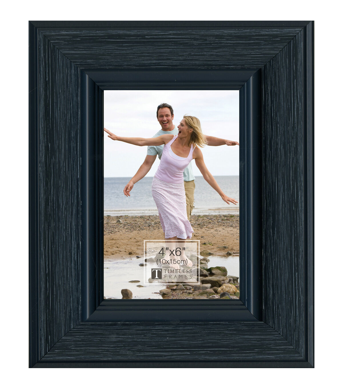 Timeless 4 x 6 Cascade Blue Tabletop Picture & Wall Frame