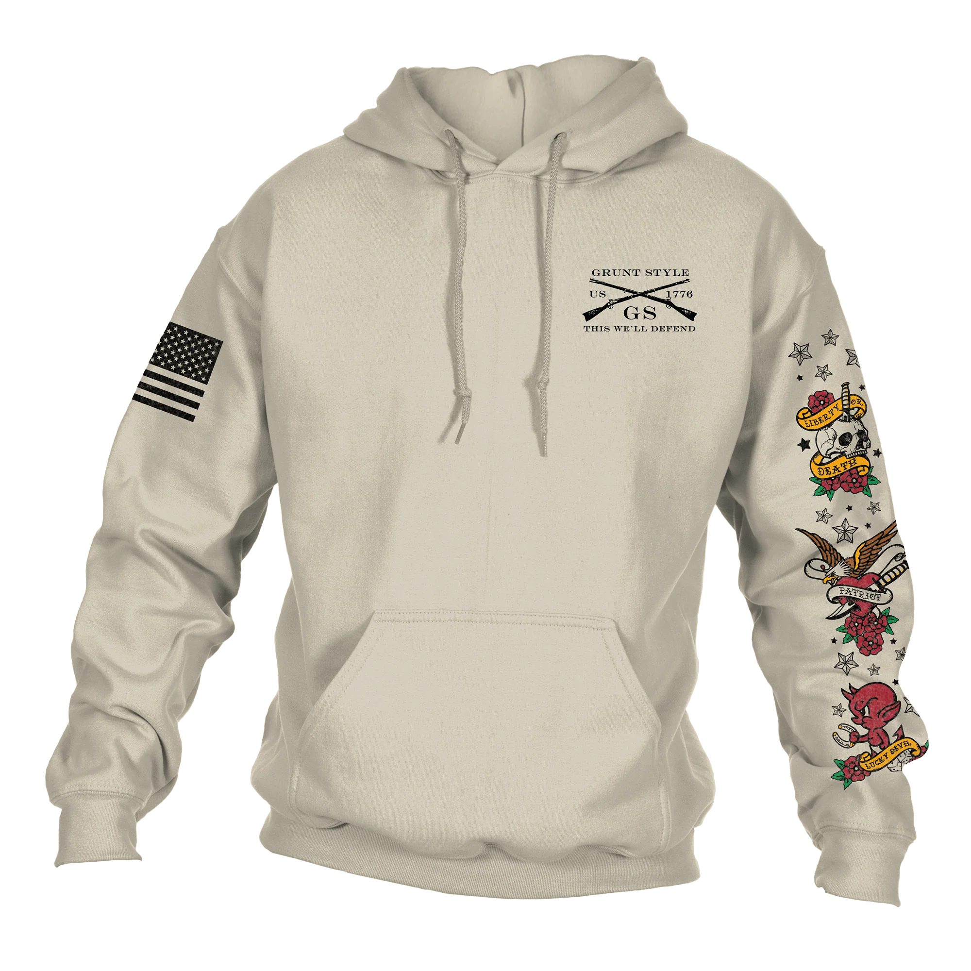 Freedom Ink Hoodie - Sand