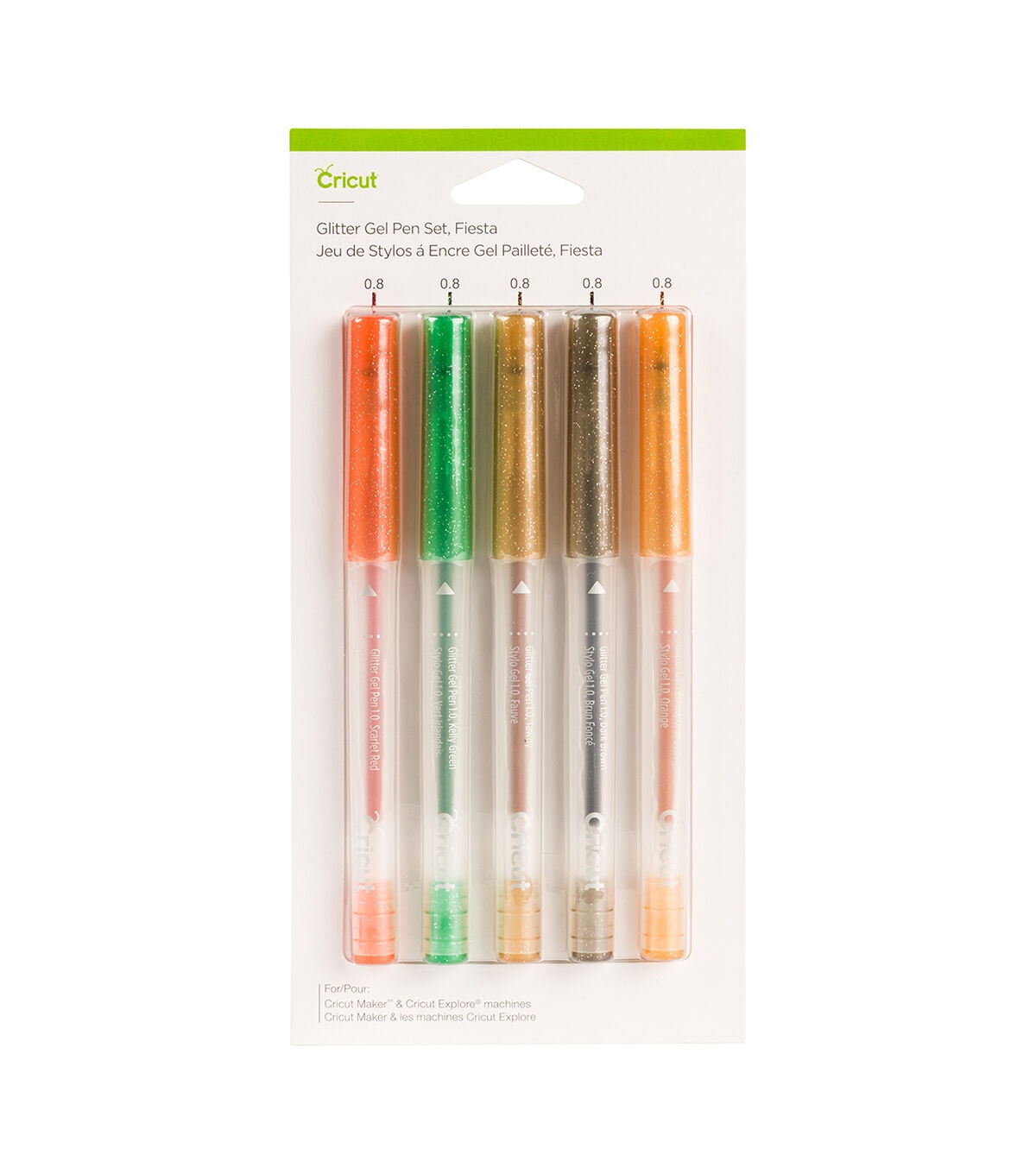 Cricut 5ct Fiesta Glitter Gel Pens