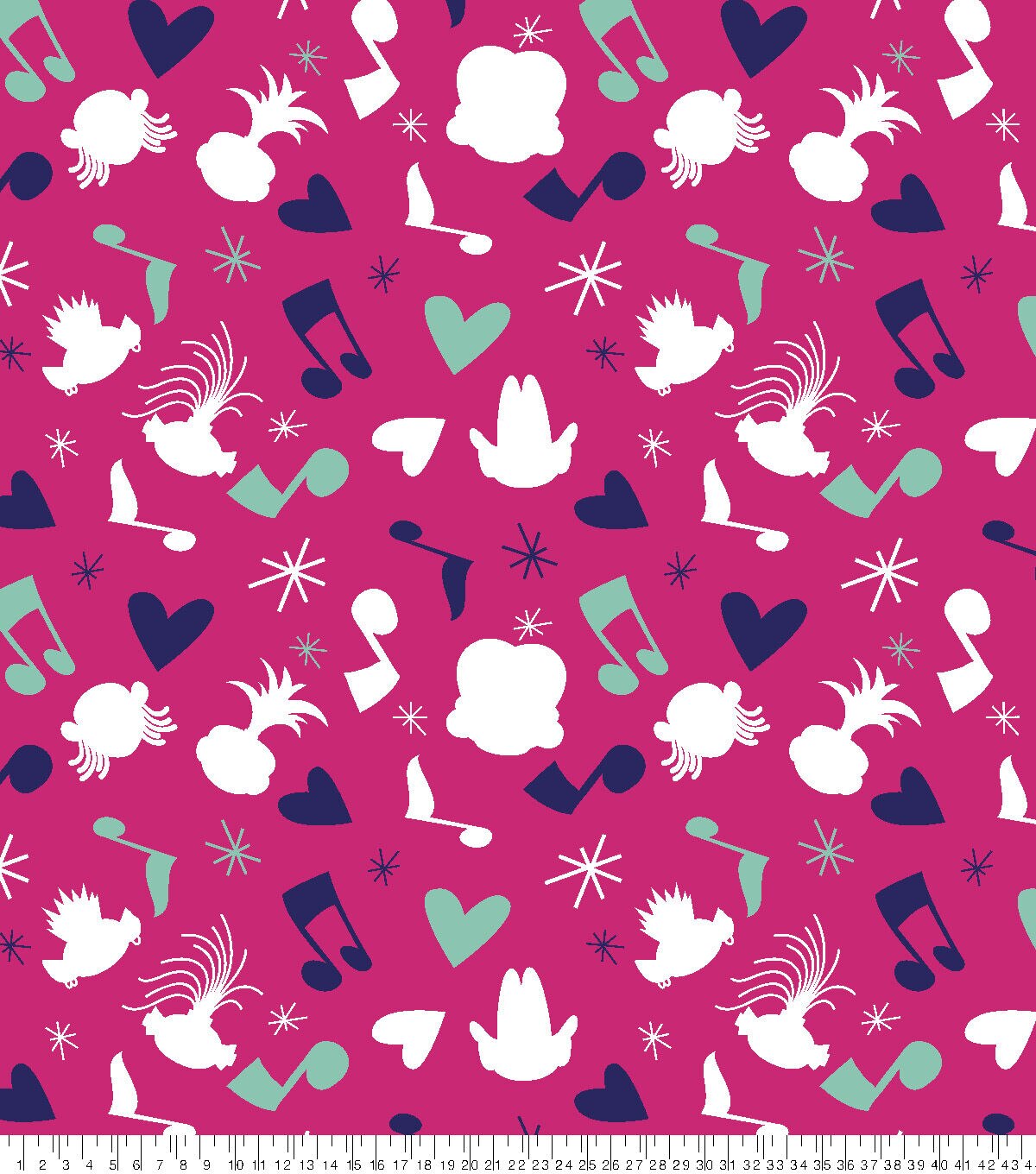 Trolls No Sew Fleece Throw 48 Music Is Life