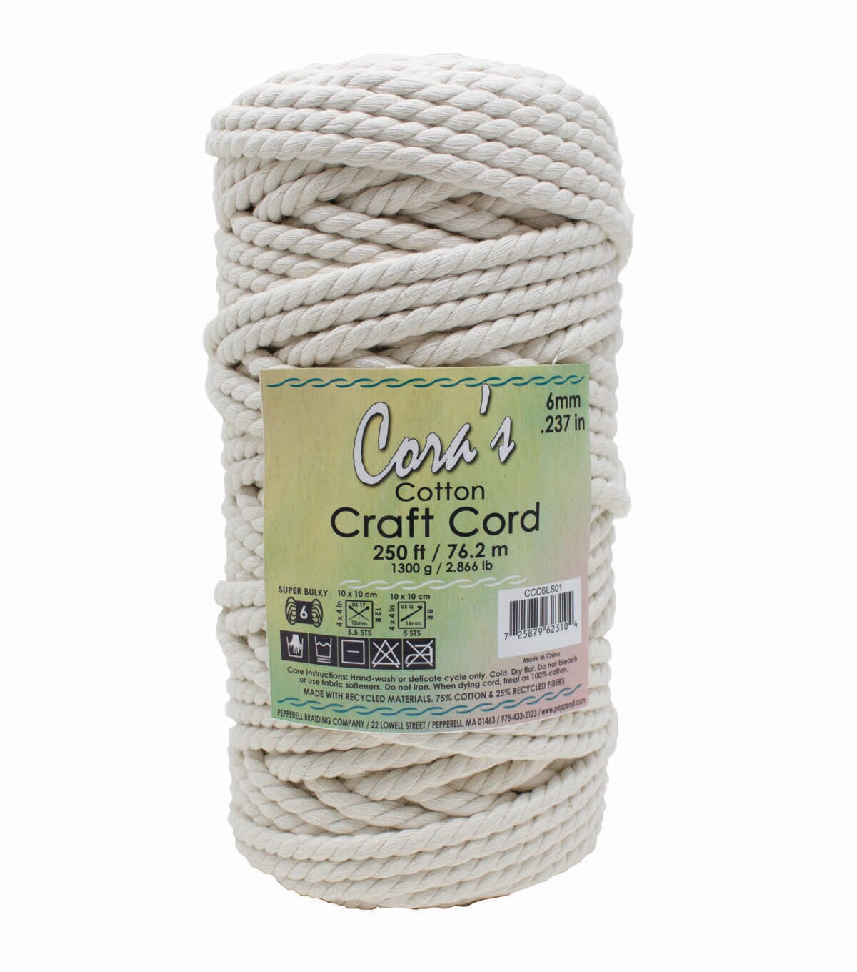 Macrame Natural Cotton Craft Cord