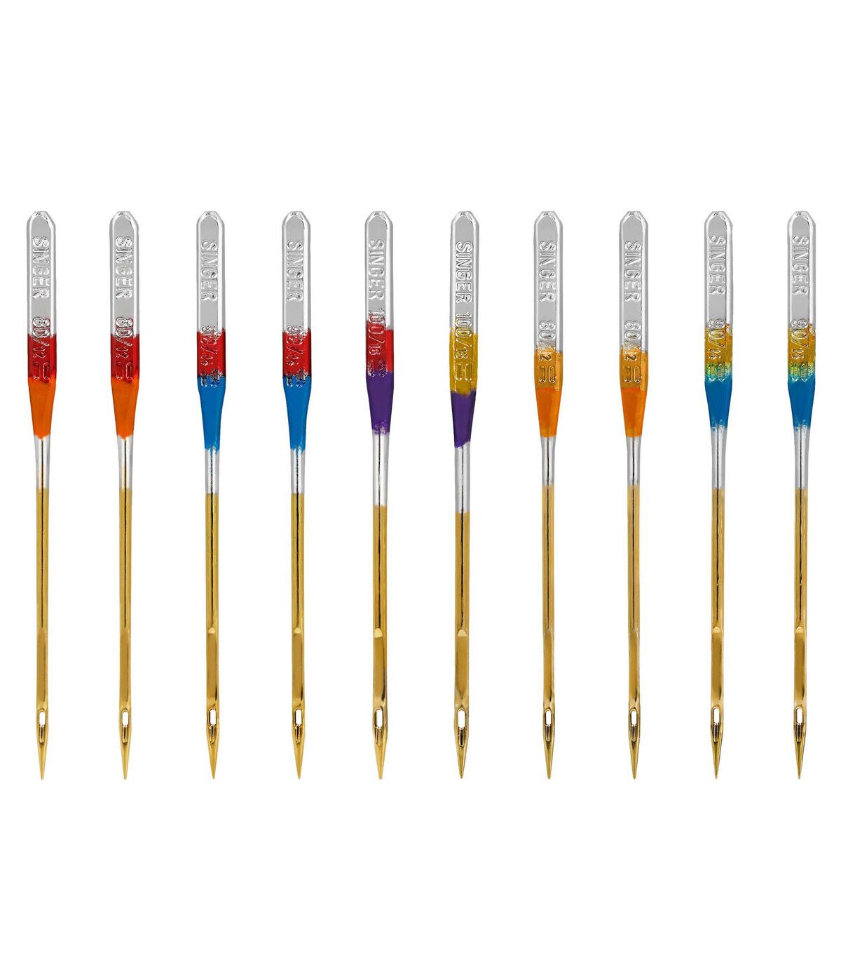 SINGER 10ct Universal Regular Ball Point Titanium Sewing Machine Needles