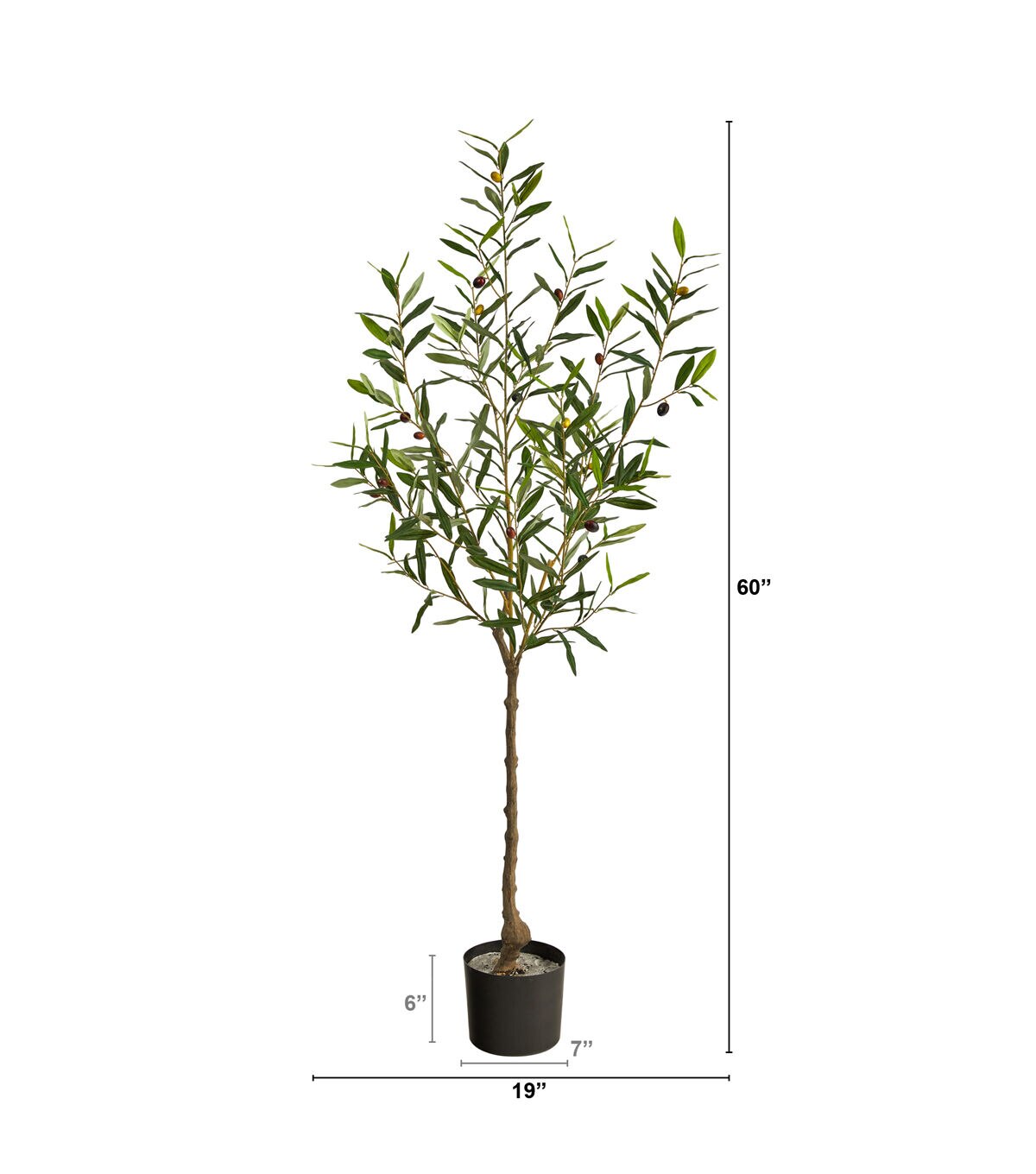 Nearly Natural 5ft. Olive Artificial Tree