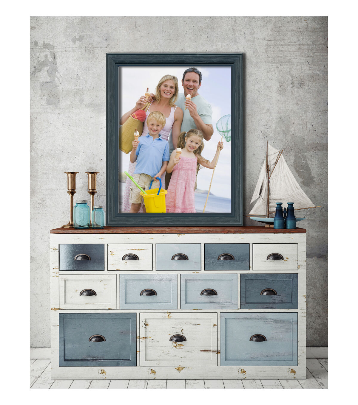 Timeless 16x20 Cascade Blue Picture Frame