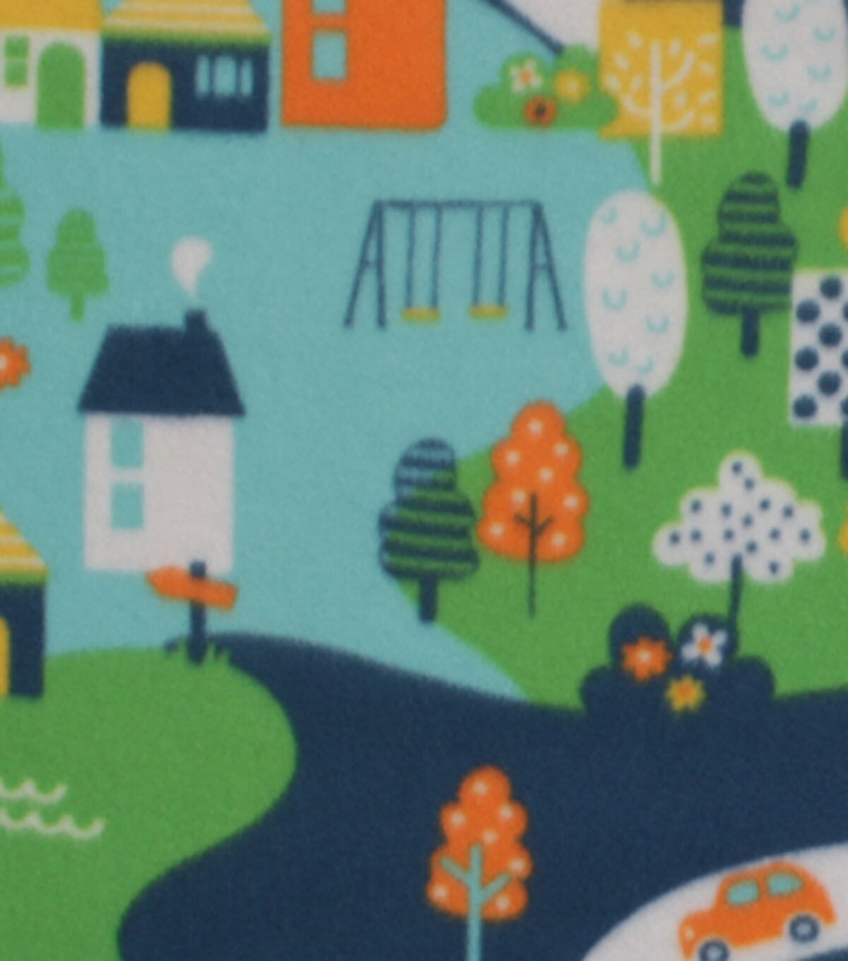 Little Town Blizzard Fleece Fabric