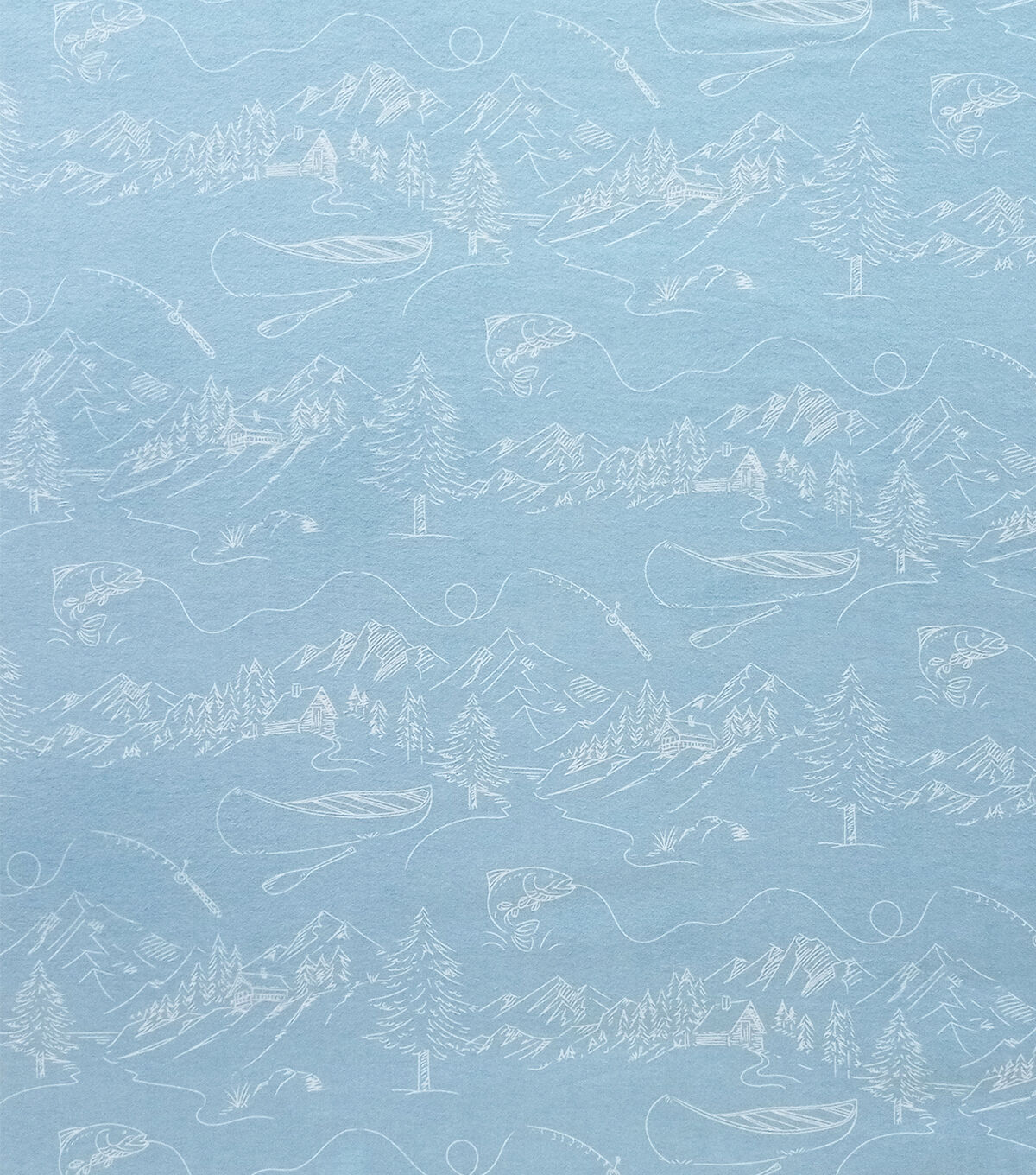 Super Snuggle Sketch Wilderness Flannel Fabric