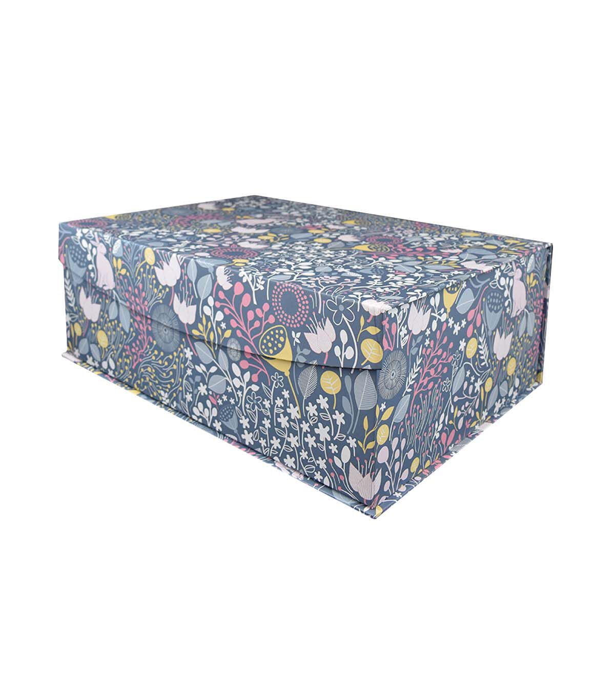 16 x 11 Blue Meadow Flip Top Box by Place & Time