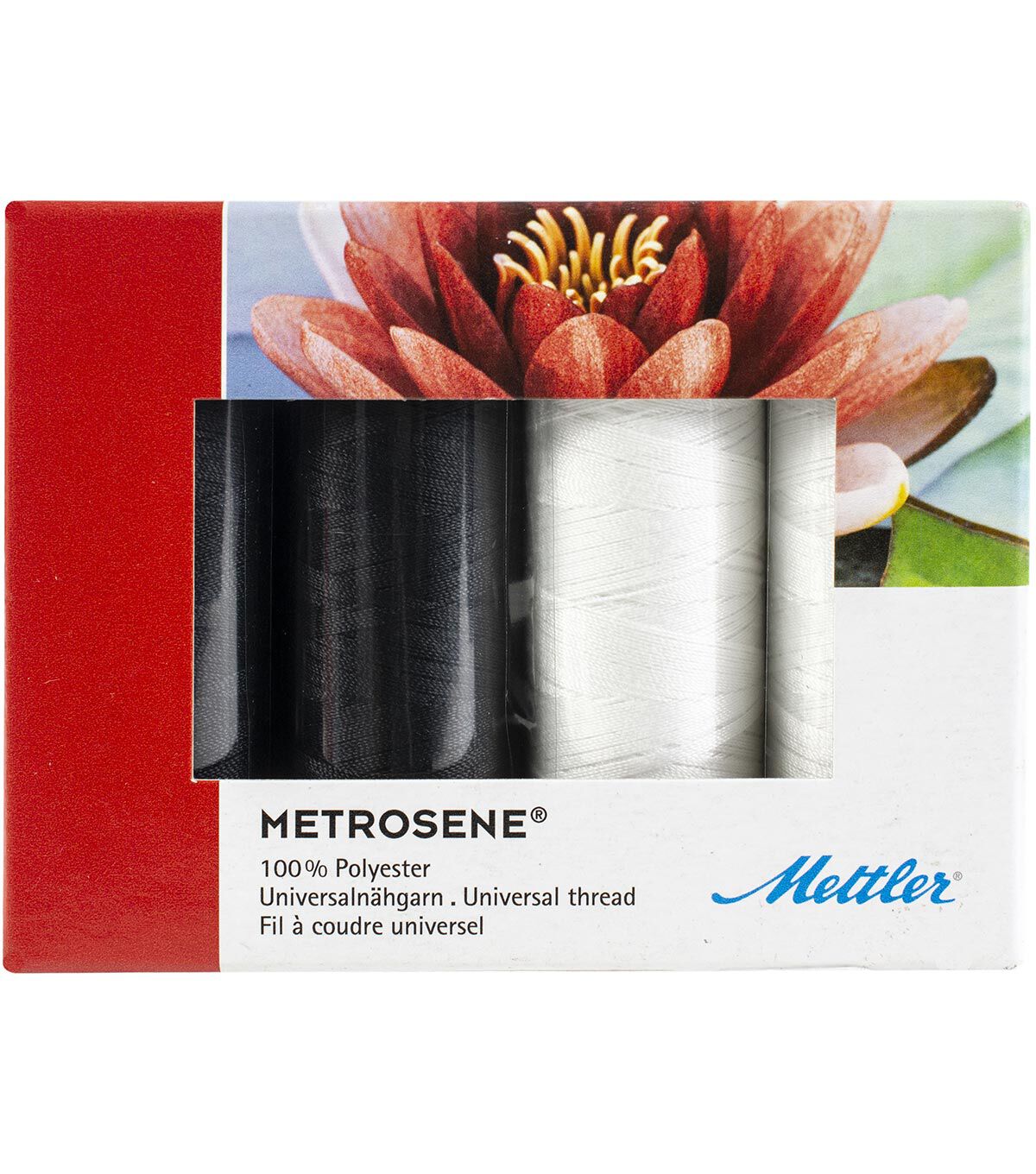 Mettler Metrosene Thread Kits 4 Pkg Black & White