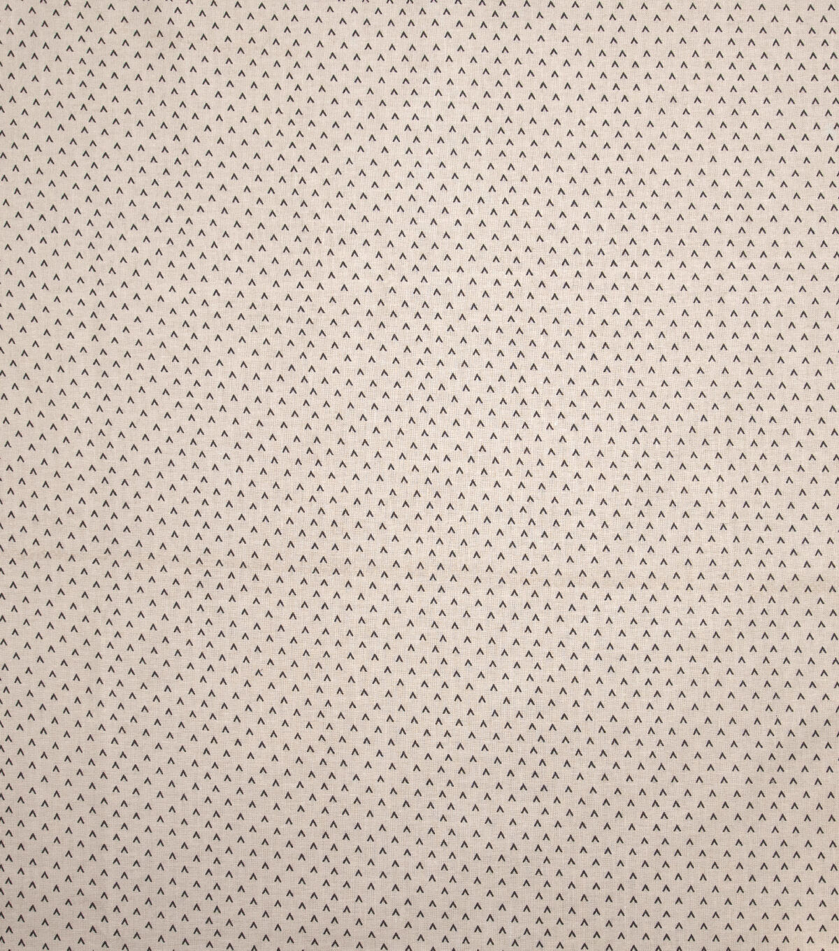 Brown V Print on Cream Cotton Fabric by Keepsake Calico