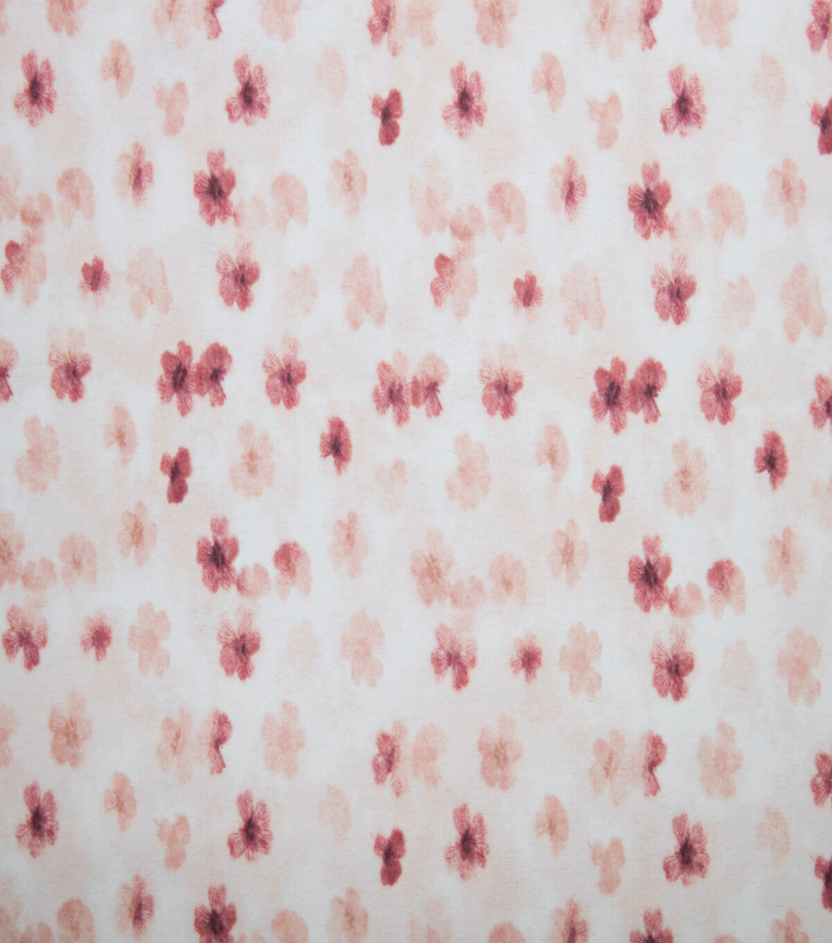Pink Floral Super Snuggle Flannel Fabric