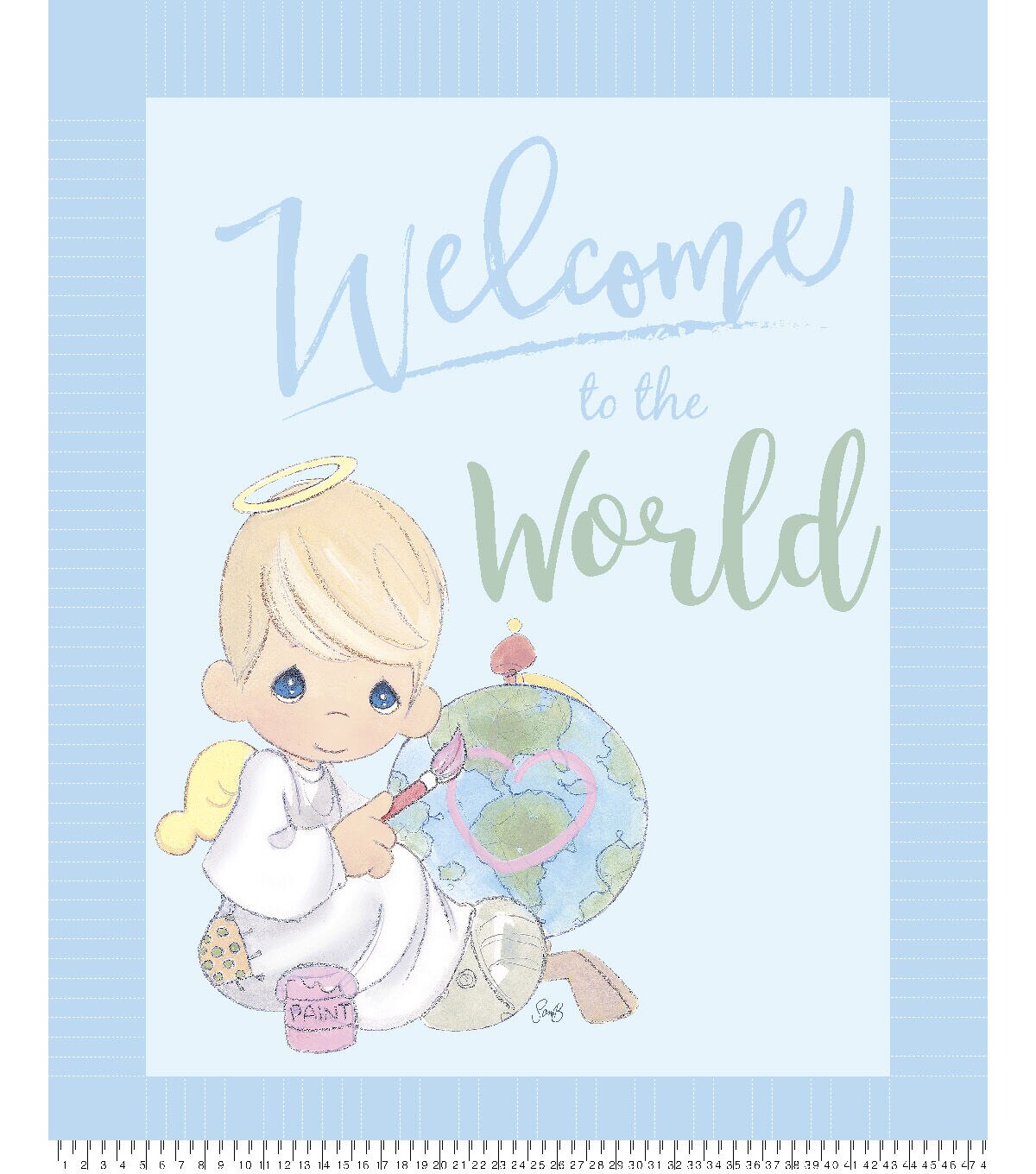 No Sew Fleece Throw 48 Welcome Baby Boy