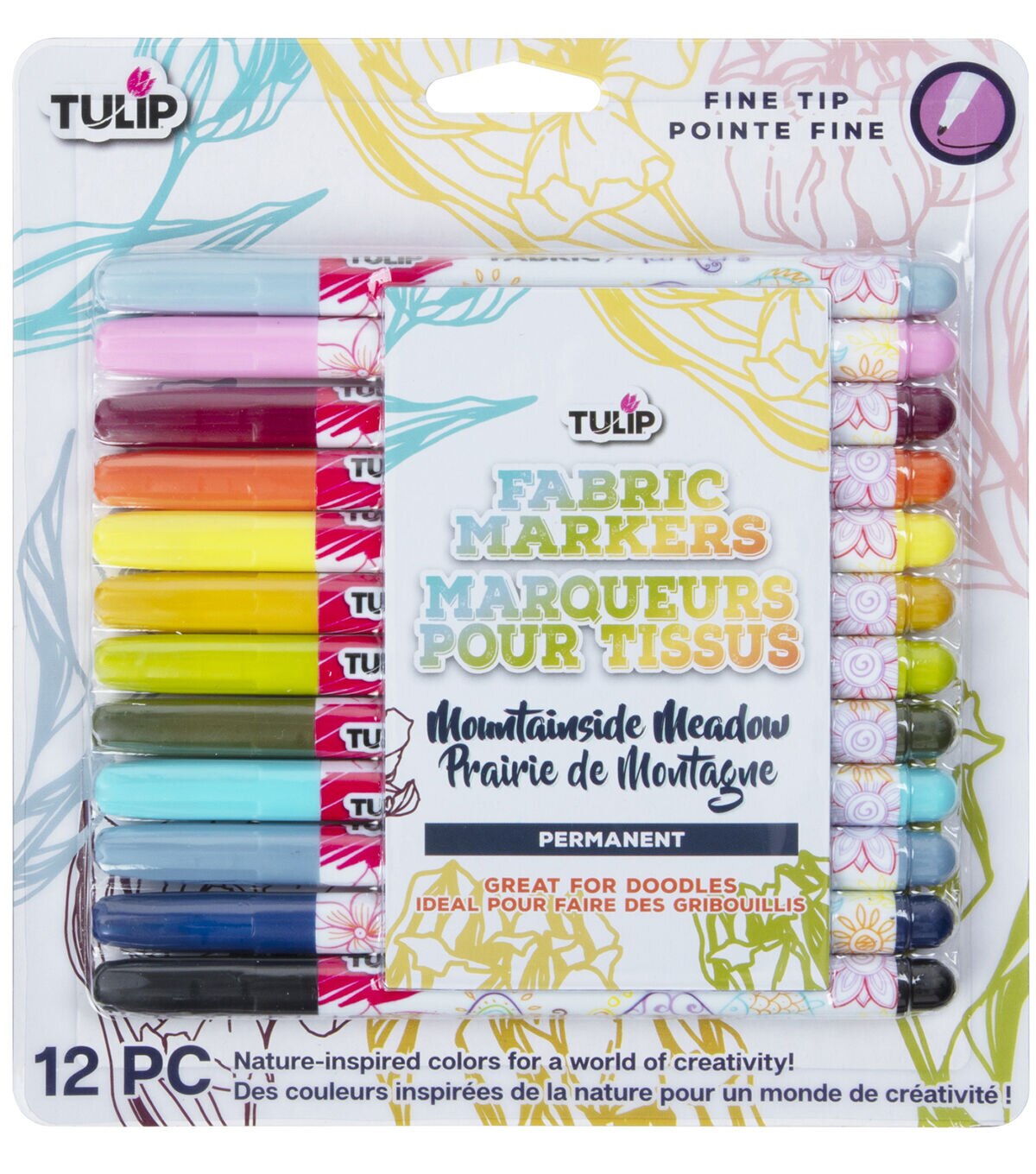 Tulip Fine Marker 12pk Mountainside