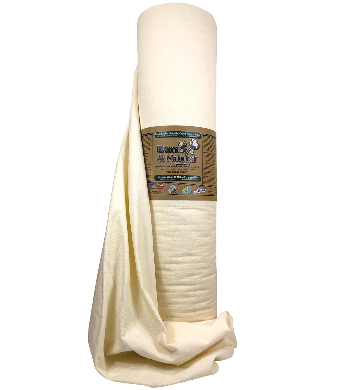 The Warm Company Warm & Natural Cotton Batting 45 X 40 Yd Bolt