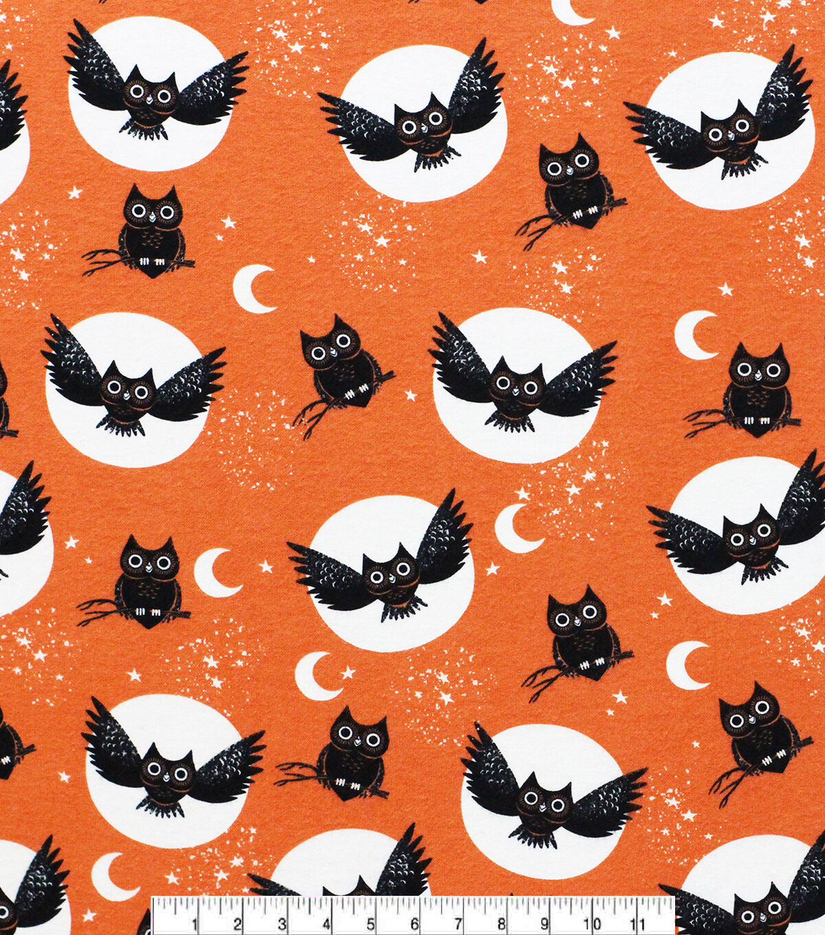 Owls Super Snuggle Halloween Flannel Fabric