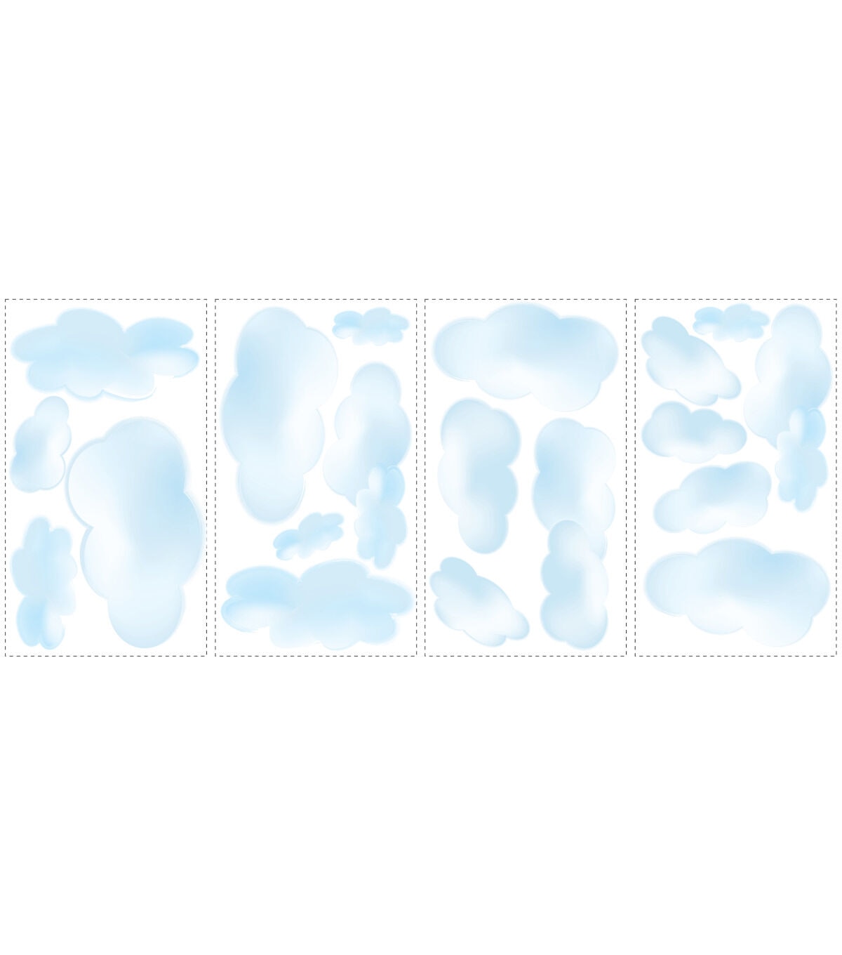 RoomMates Wall Decals Clouds