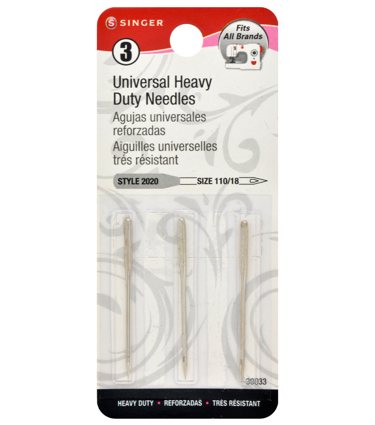 SINGER Universal Heavy Duty Needle 3ct
