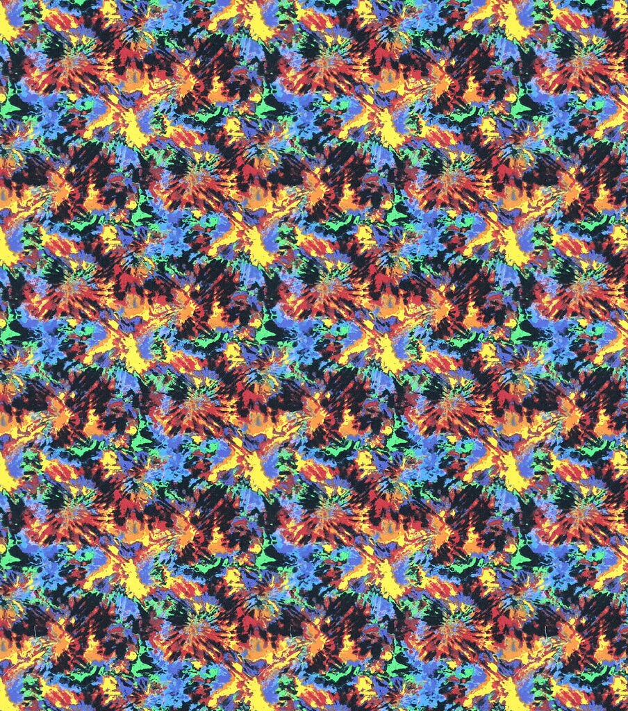 Tie Dye Bright Classic Super Snuggle Flannel Fabric