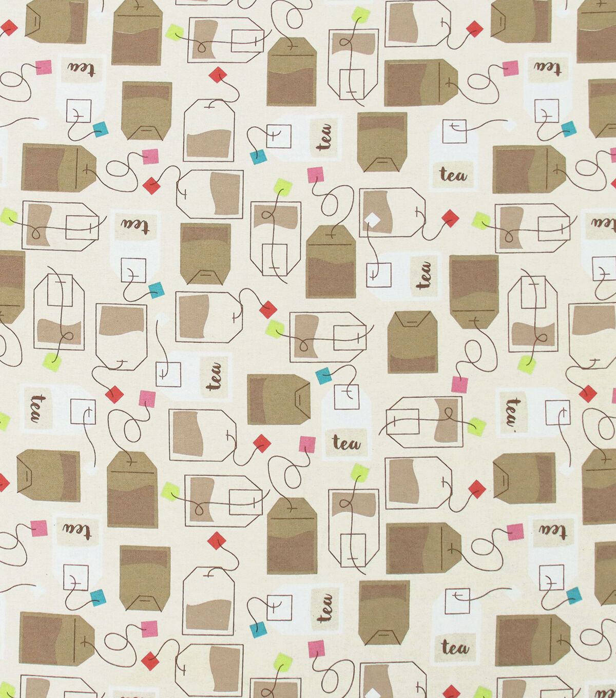 Tea Bags Super Snuggle Flannel Fabric