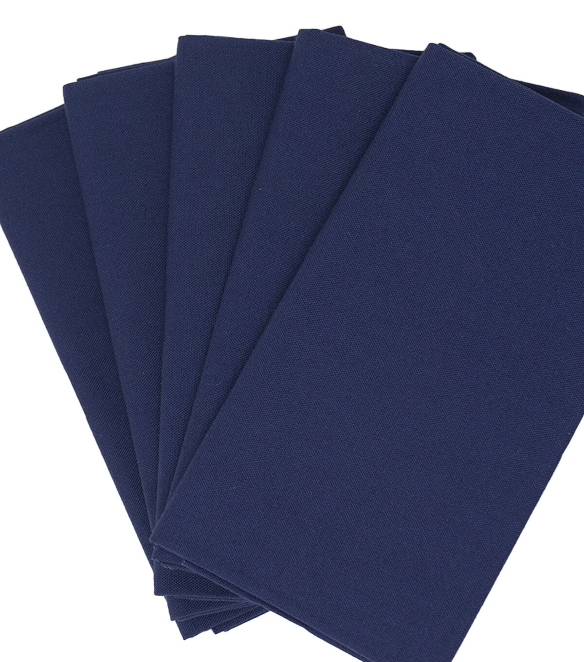 SINGER 18 x 21 Navy Solid Fabric Quarter Bundle 5pc