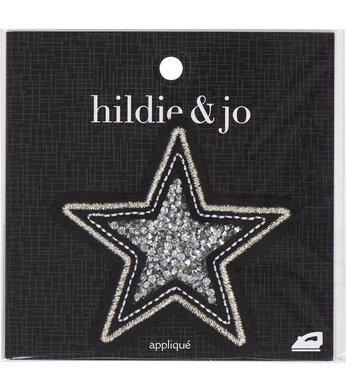 2.5 Bugle Beaded Star Iron On Patch by hildie & jo