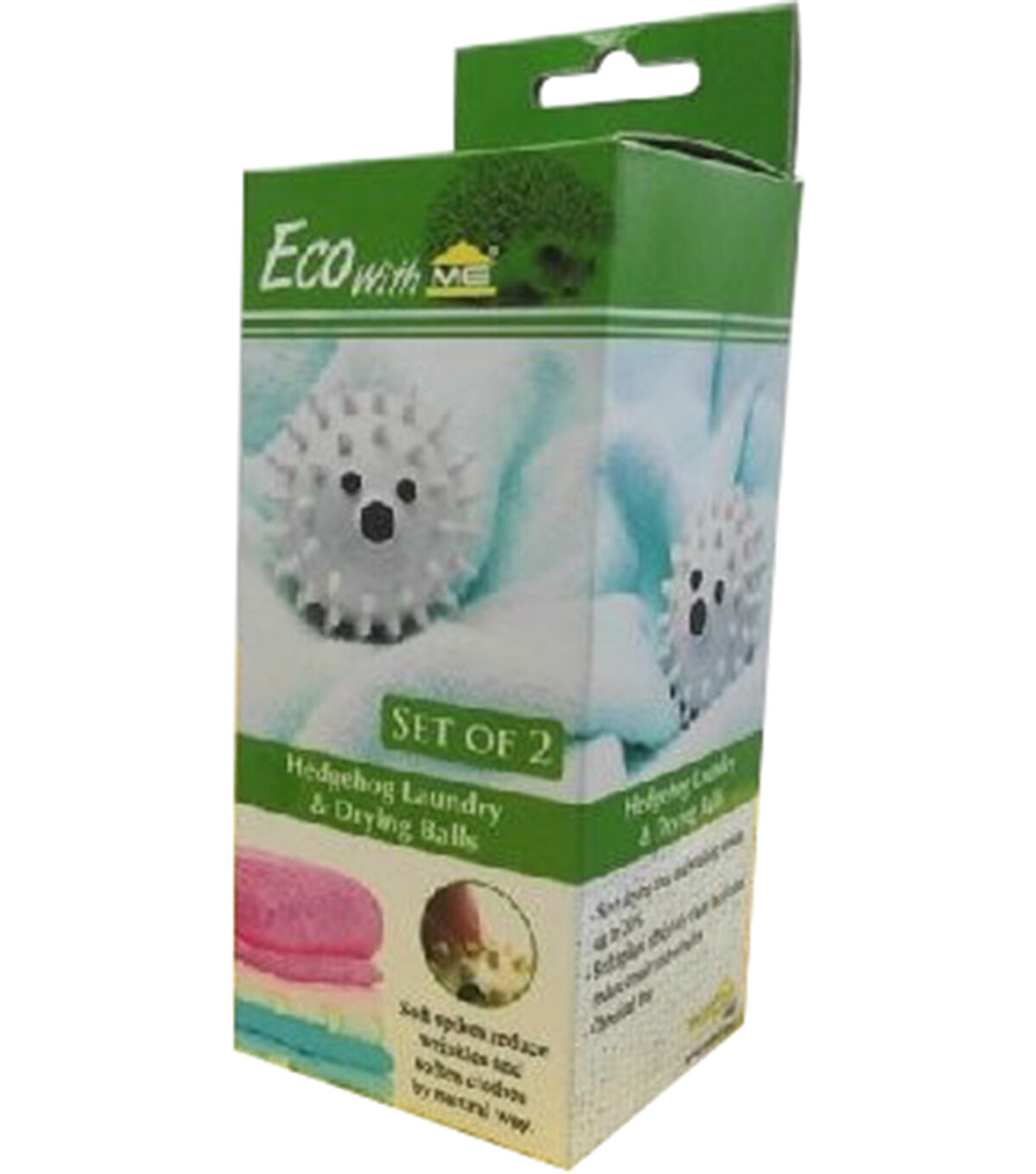 Innovative Home Creations 2 pk Hedgehog Laundry & Drying Balls