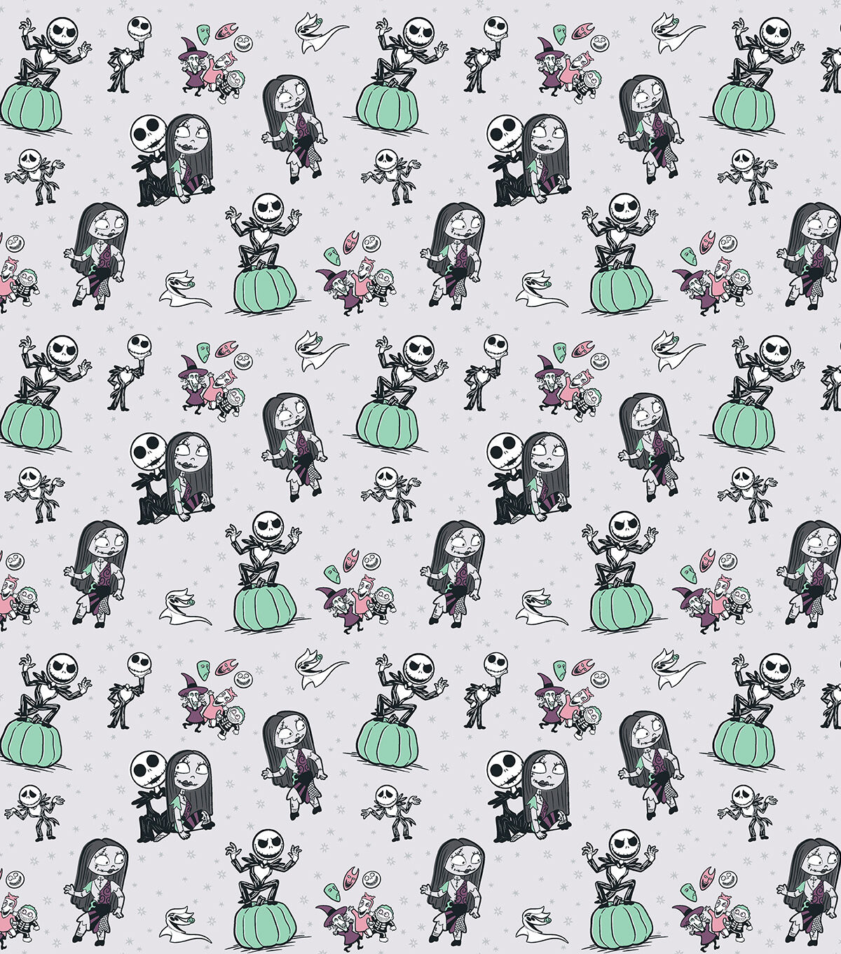 Nightmare Before Christmas Char Baby Pack Cotton Fabric