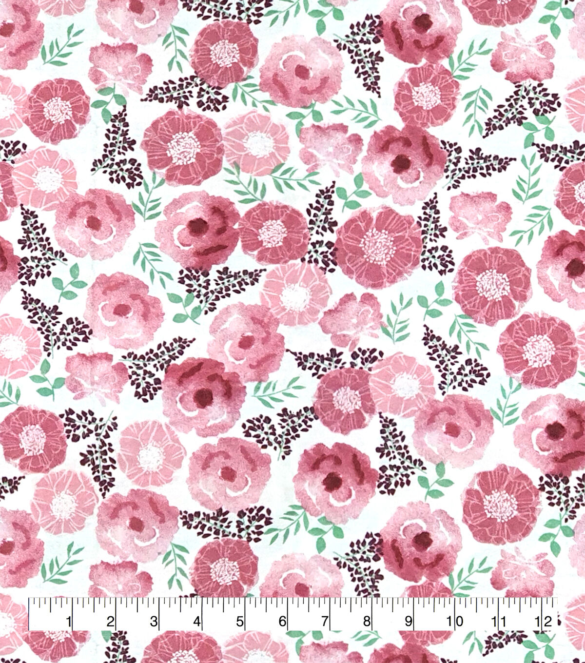 Paris Floral Super Snuggle Flannel Fabric