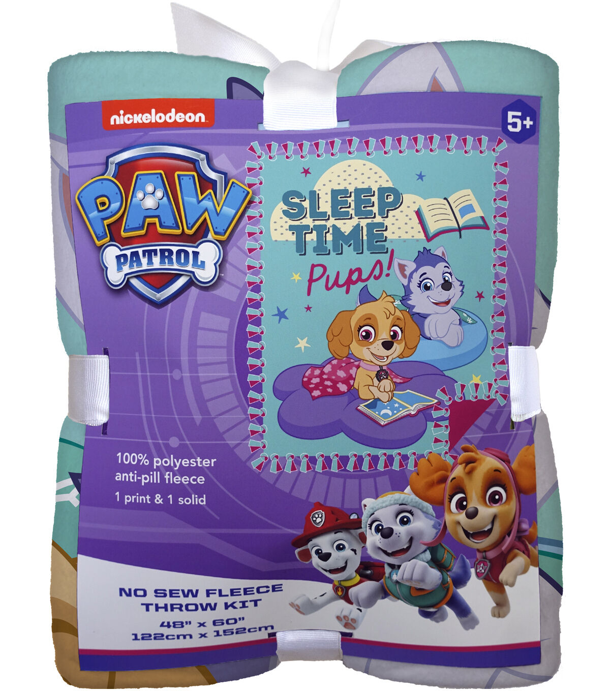 David Textiles Paw Patrol No Sew Fleece Throw 48 Sleep Girl