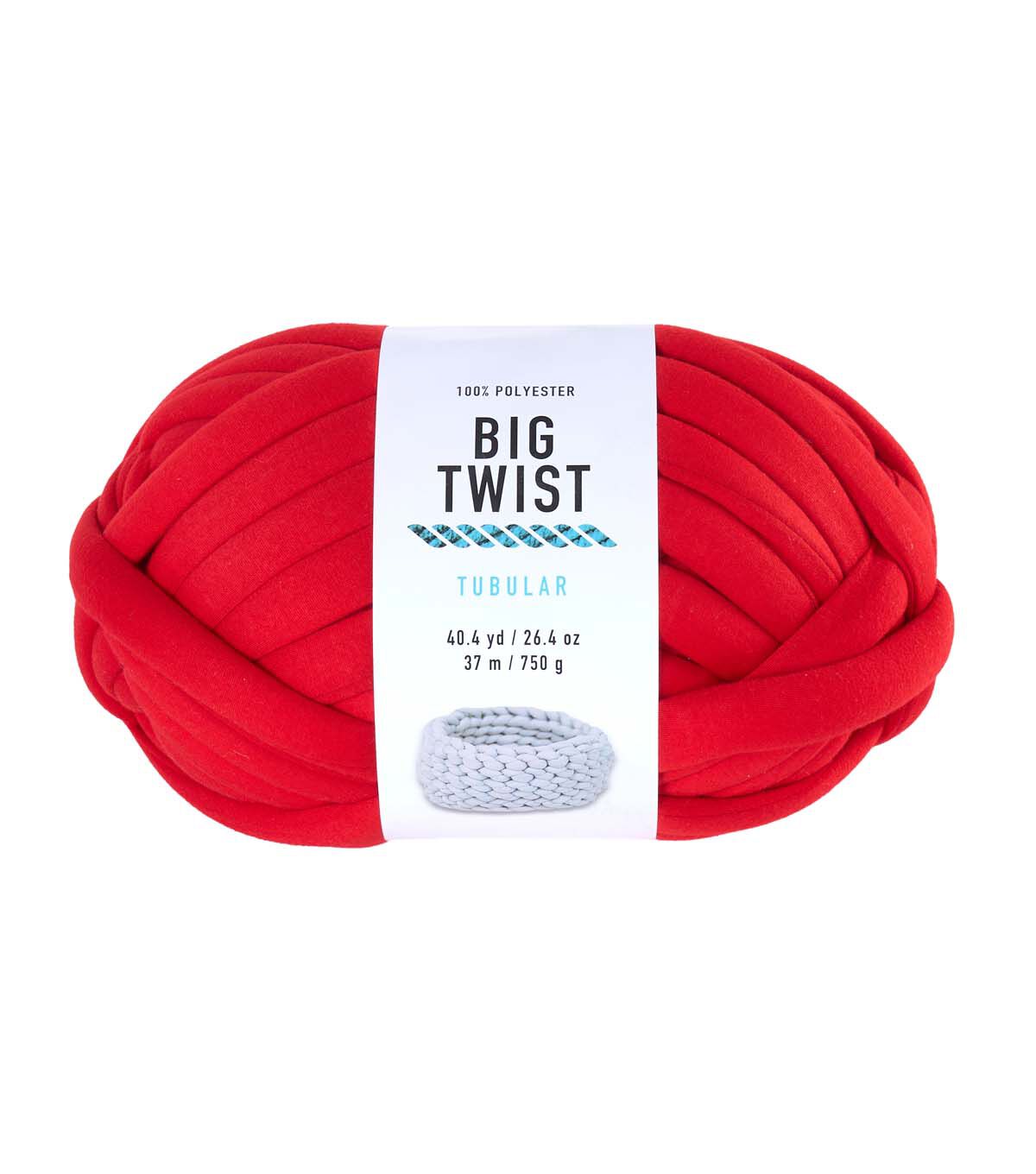 Tubular 40.5yds Jumbo Polyester Yarn by Big Twist