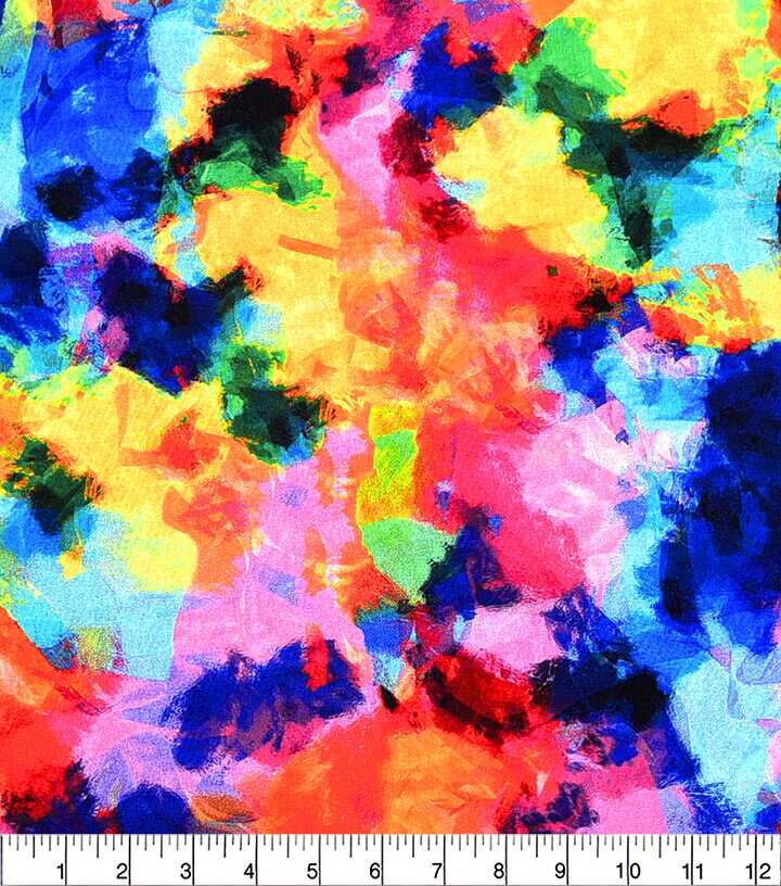 Multicolor Tonal Abstract Blender Quilt Cotton Fabric by Keepsake Calico