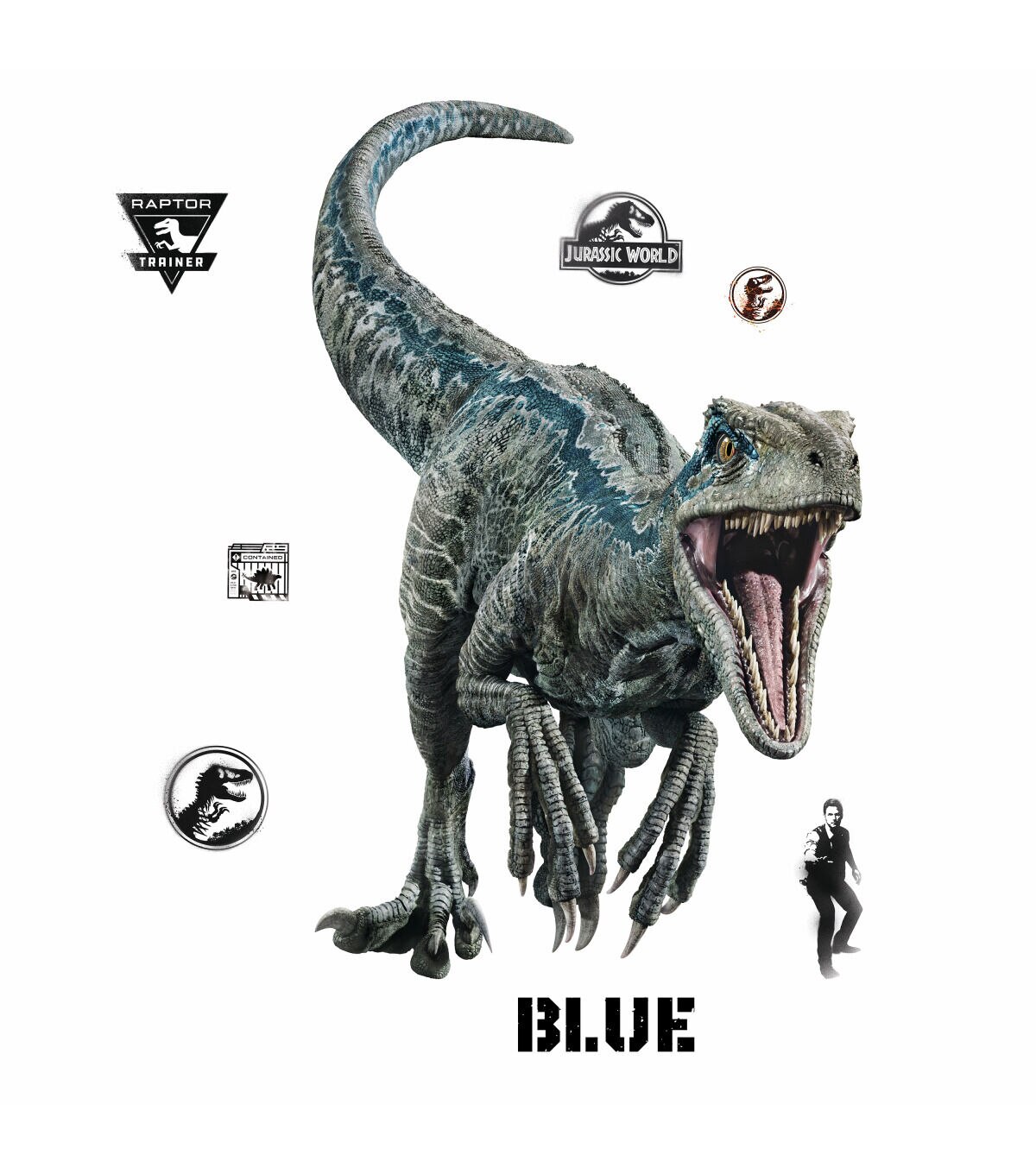 RoomMates Wall Decals Jurassic World 2 Velociraptor