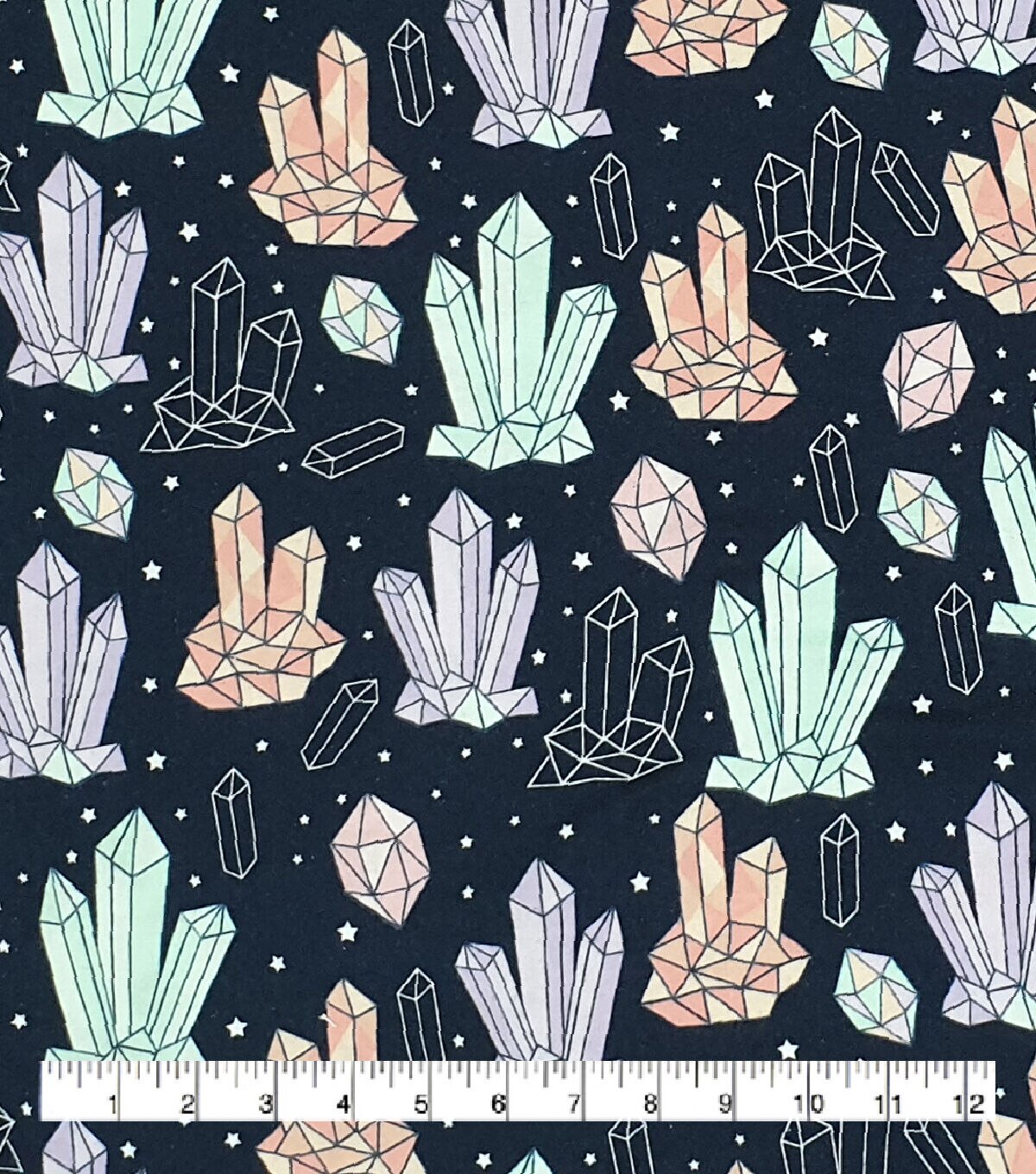 Crystals Super Snuggle Flannel Fabric
