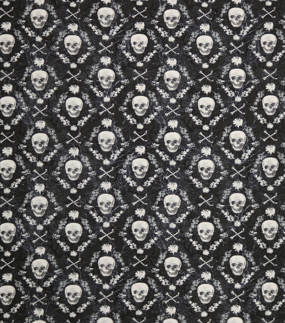 Skulls Halloween Super Snuggle Flannel Fabric