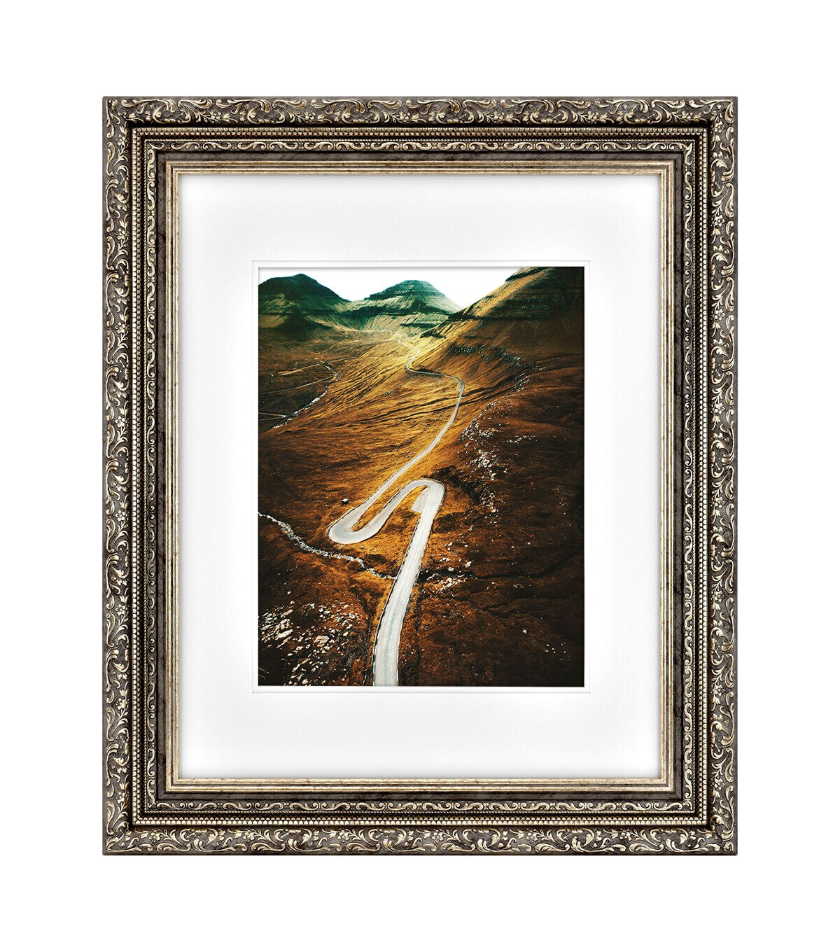 MCS 16x20 Matted to 21x25 Baroque Champagne Wall Frame