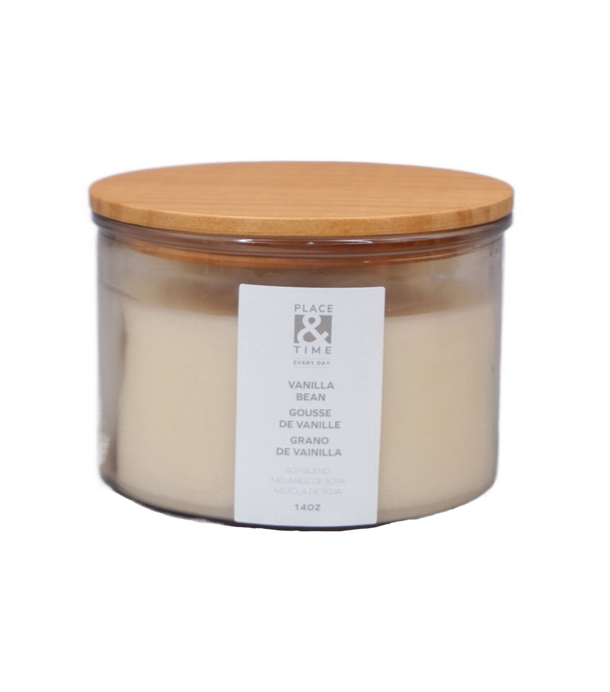 14oz Scented Jar Candle With Cork Lid by Place & Time