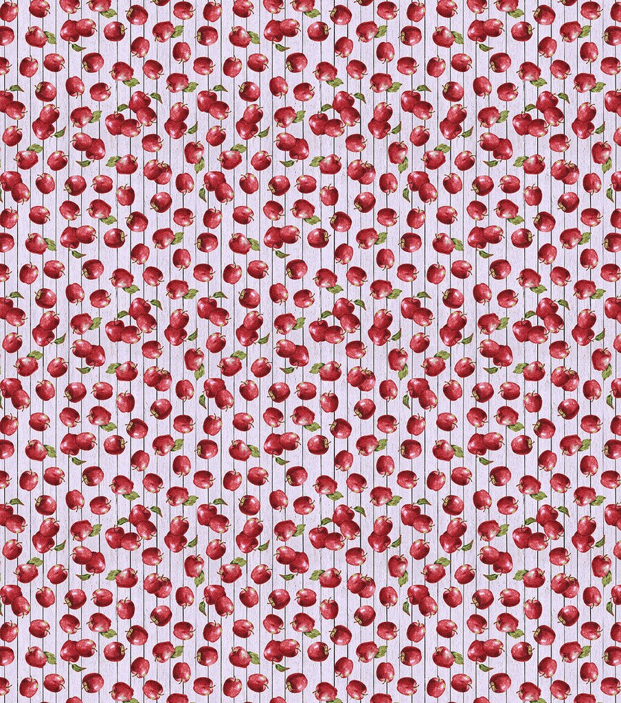 Tossed Harvest Apples Harvest Cotton Fabric