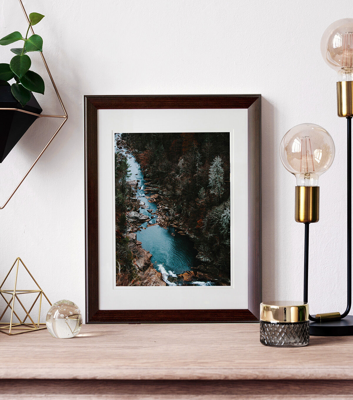 BP 18 x 14 Matte Brown Photo Frame