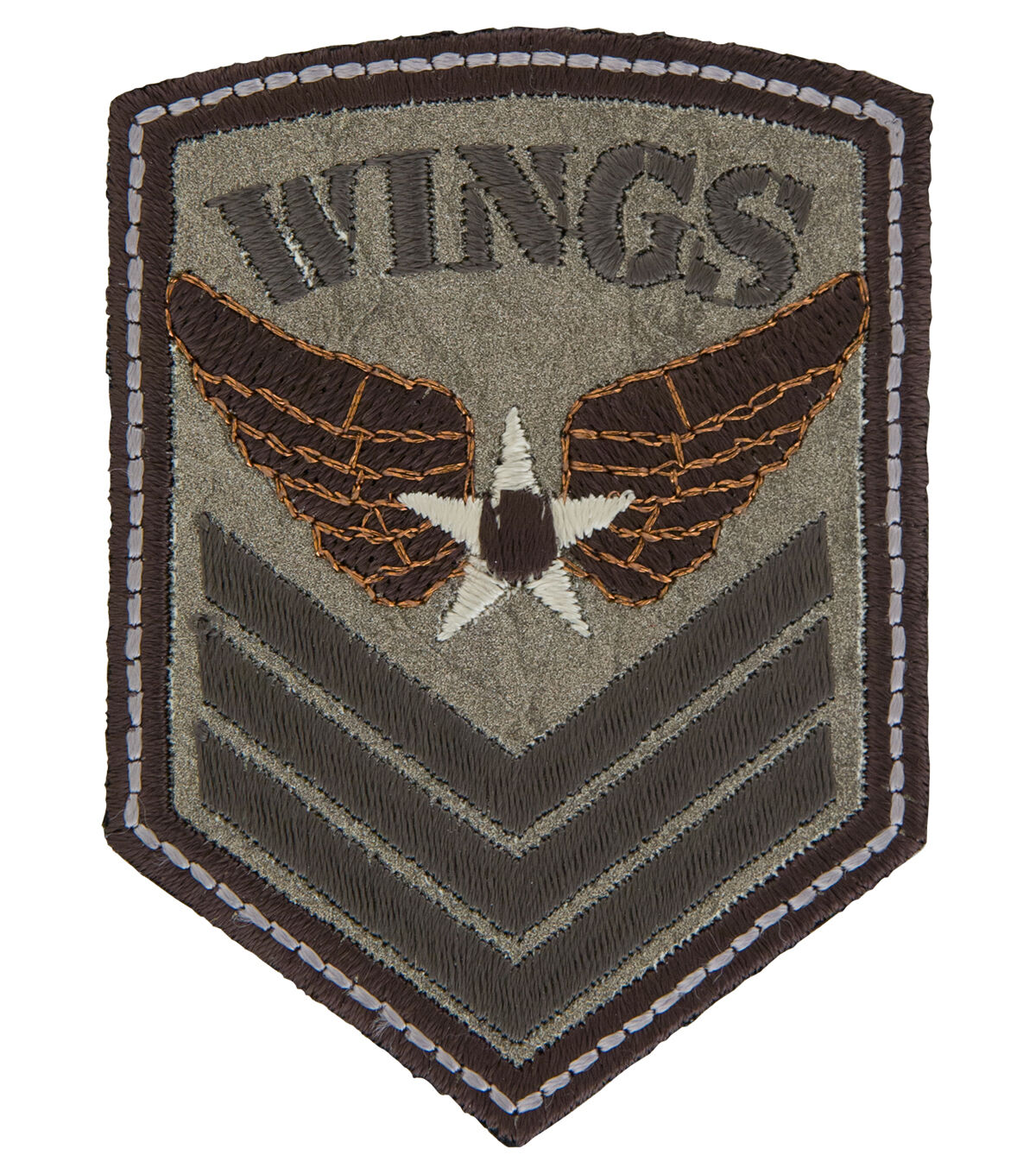 Simplicity 3 Embroidered Army Wing Iron On Patch
