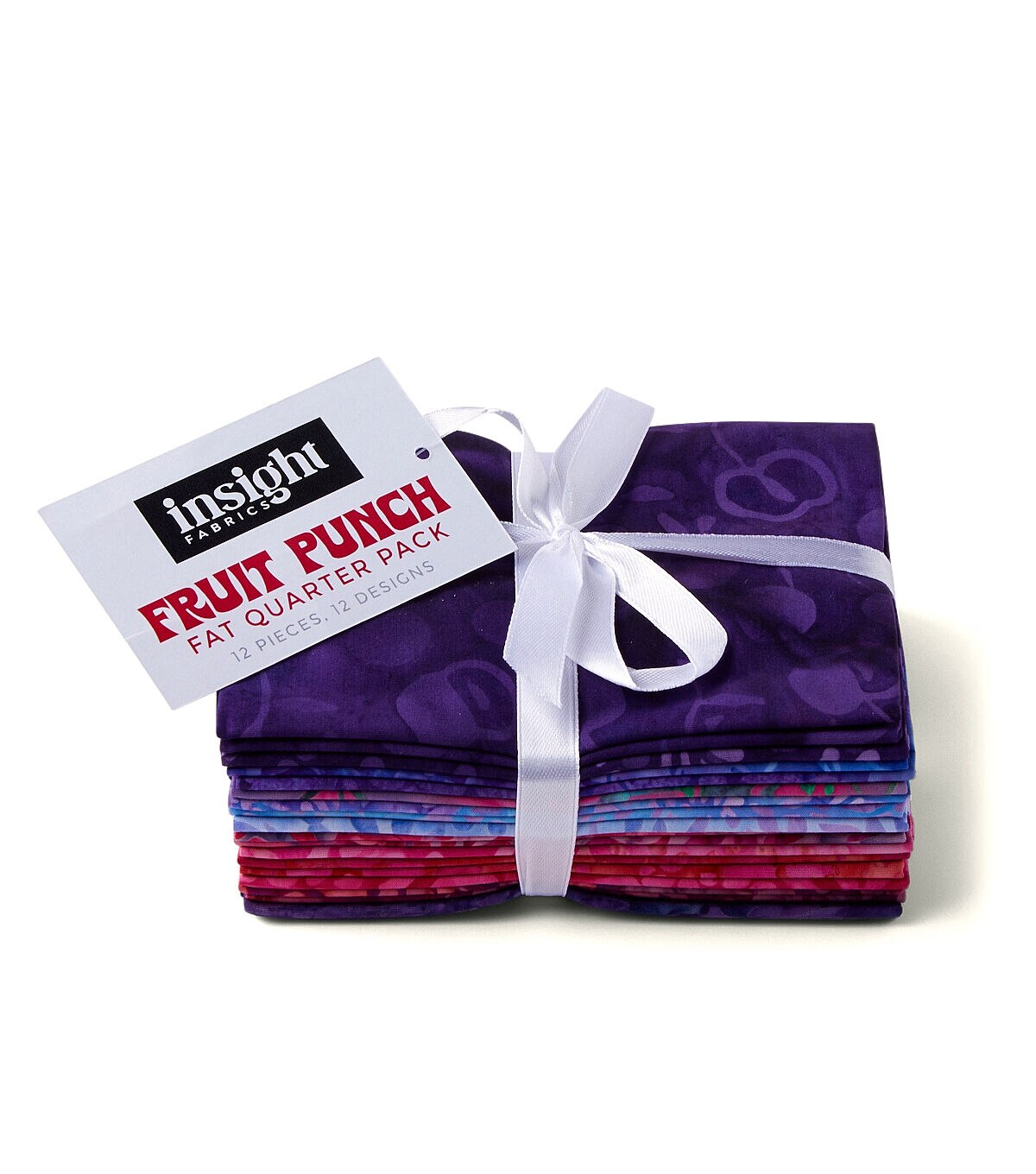 18 x 22 Fruit Punch Cotton Fabric Quarter Bundle 12pc