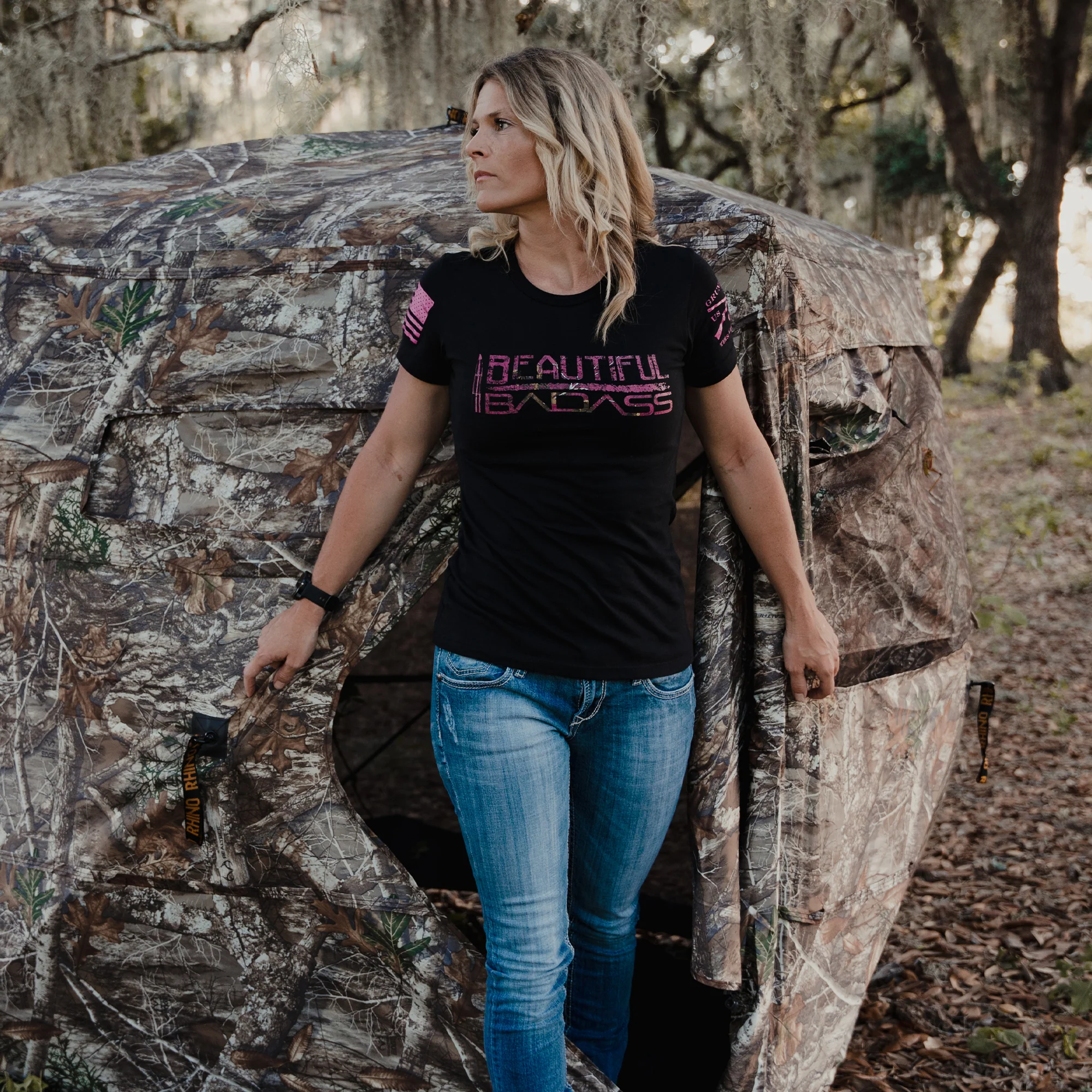 Women's Realtree Xtra - Beautiful Badass T-Shirt - Black