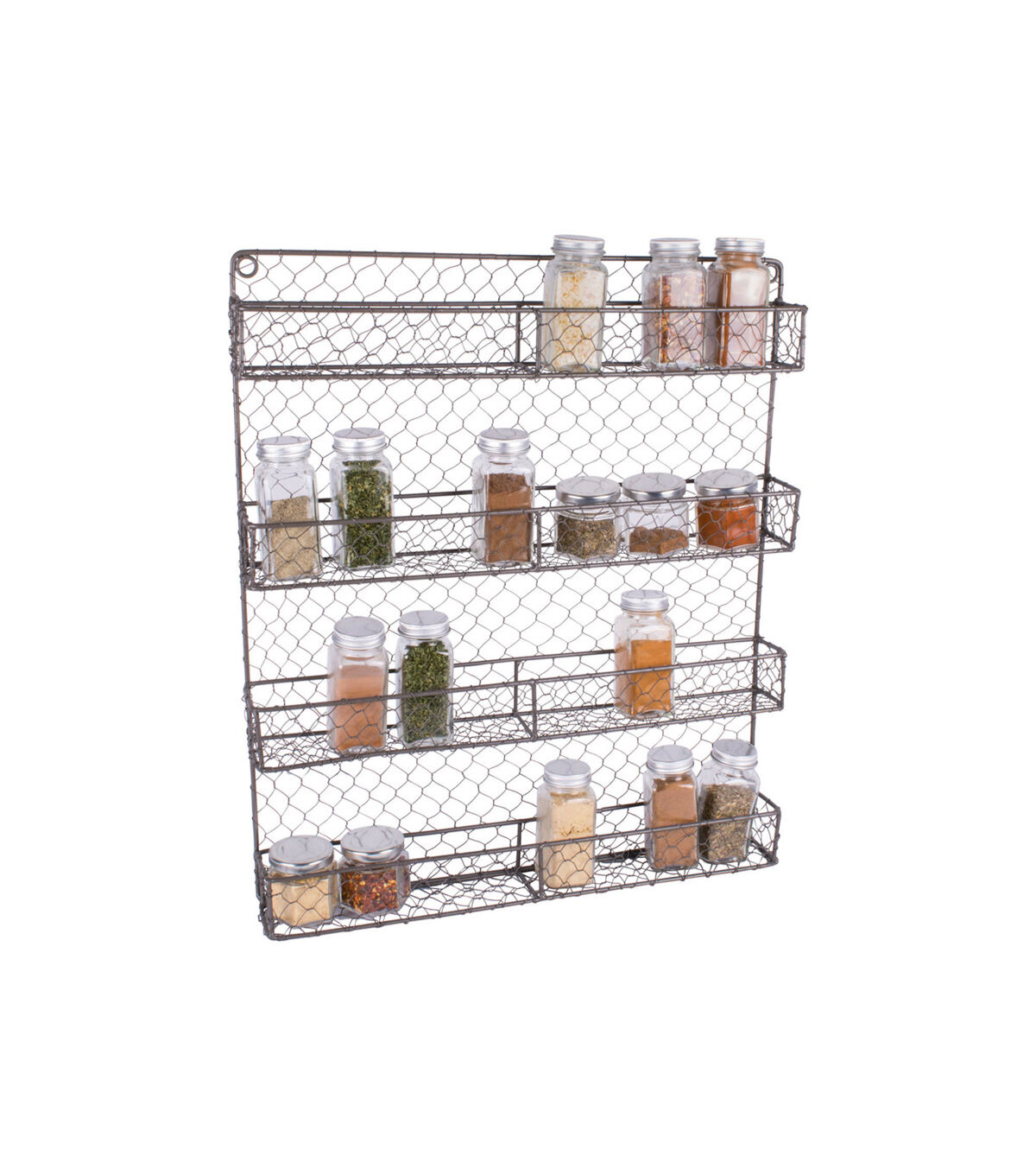 Design Imports 4 Tier Chicken Wire Spice Rack