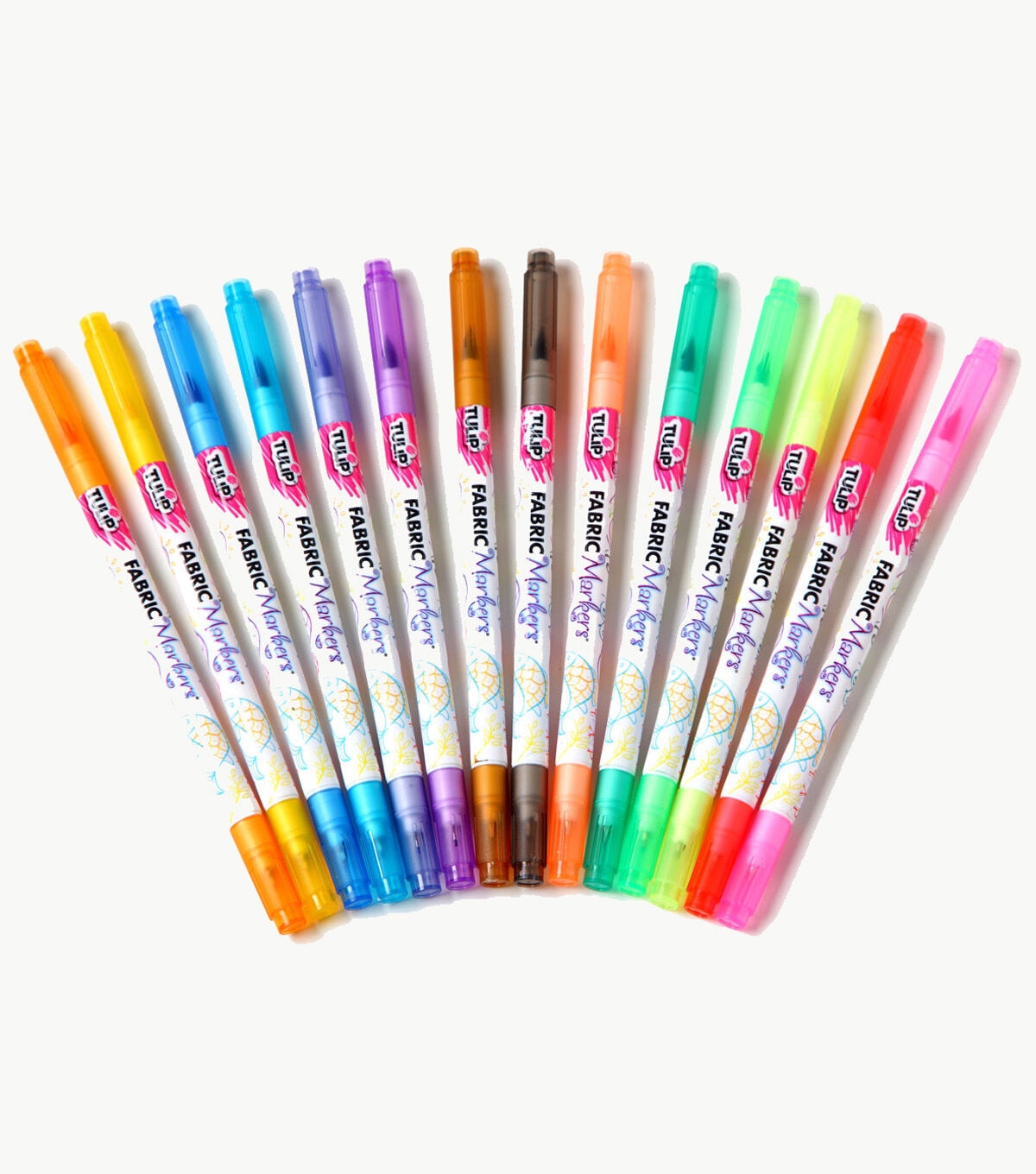 Tulip Dual Tip Fabric Markers 14PK