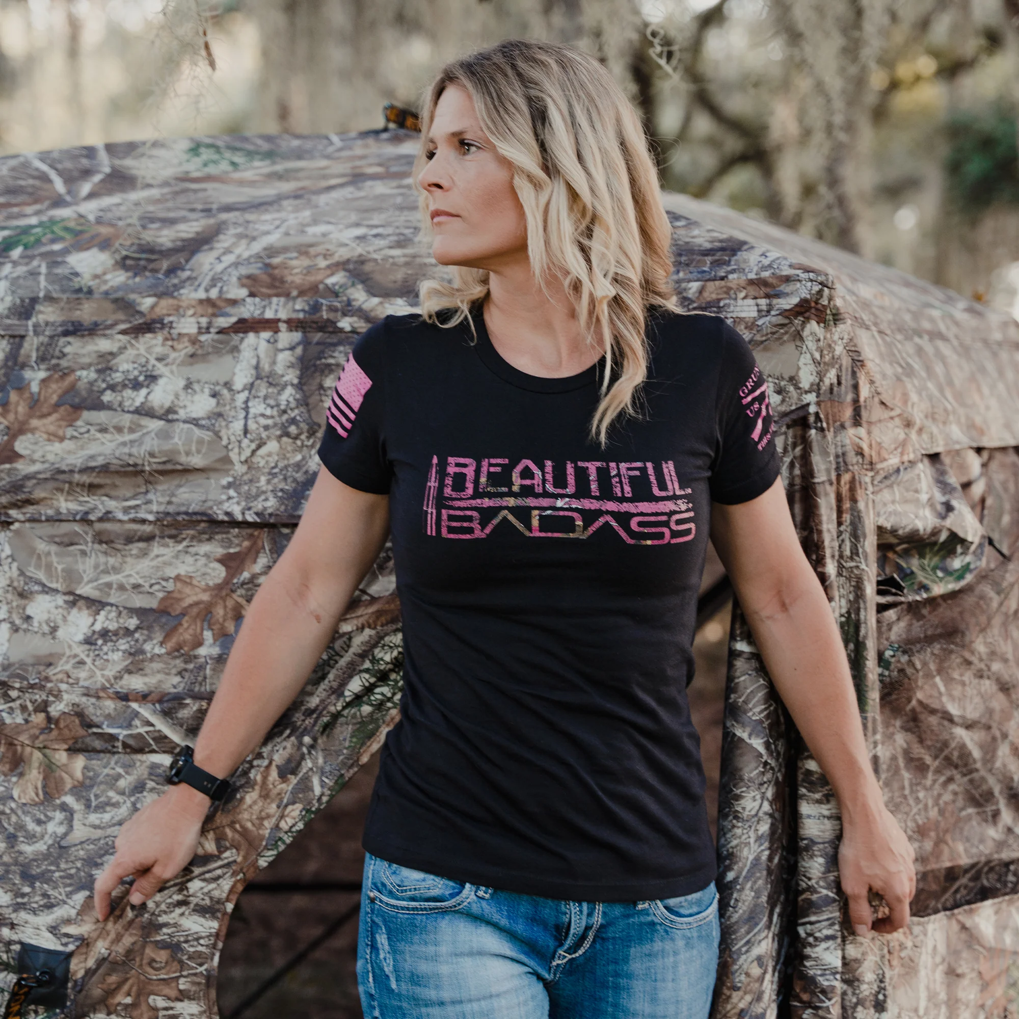 Women's Realtree Xtra - Beautiful Badass T-Shirt - Black