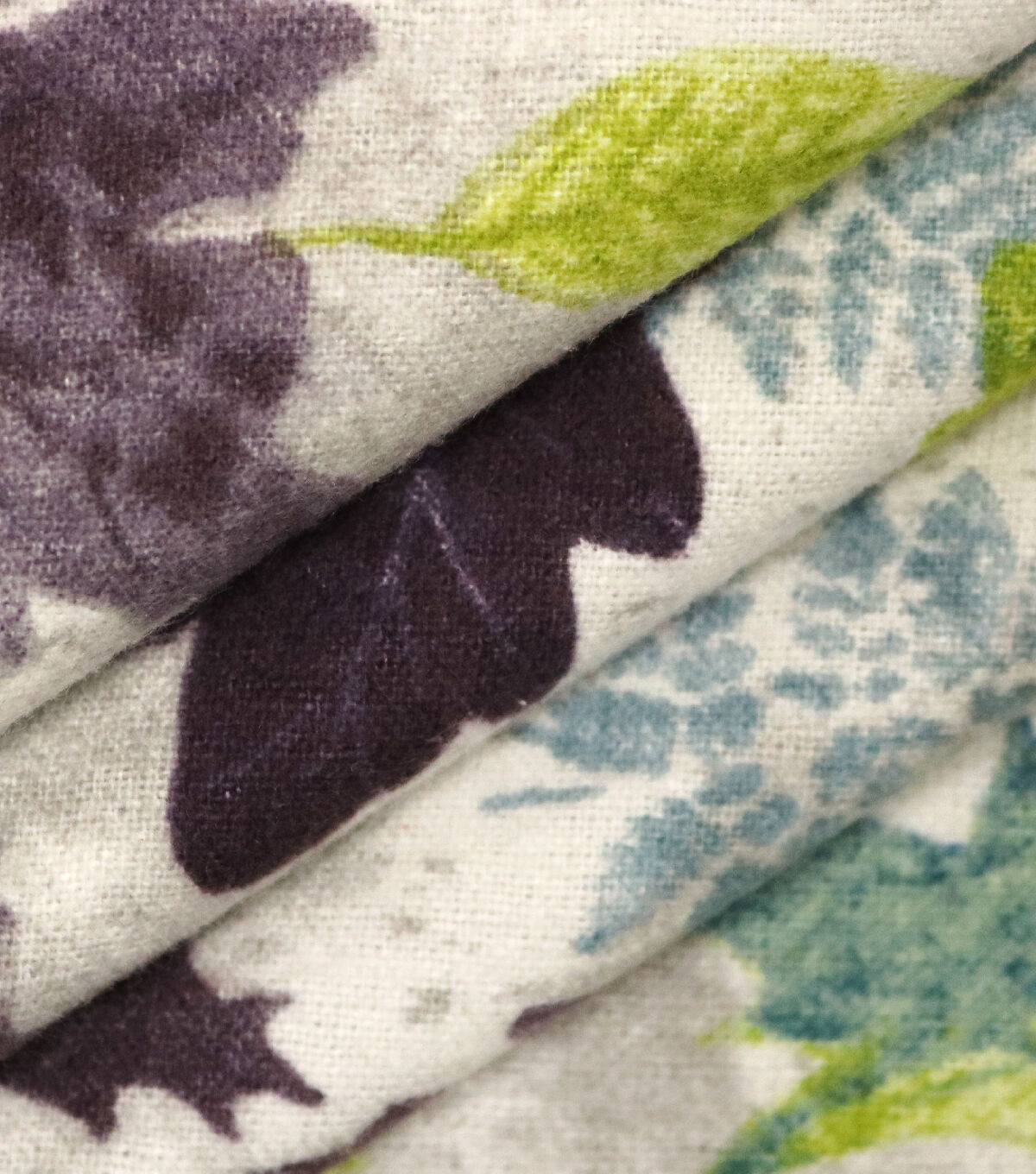 Repeating Leaves Super Snuggle Flannel Fabric
